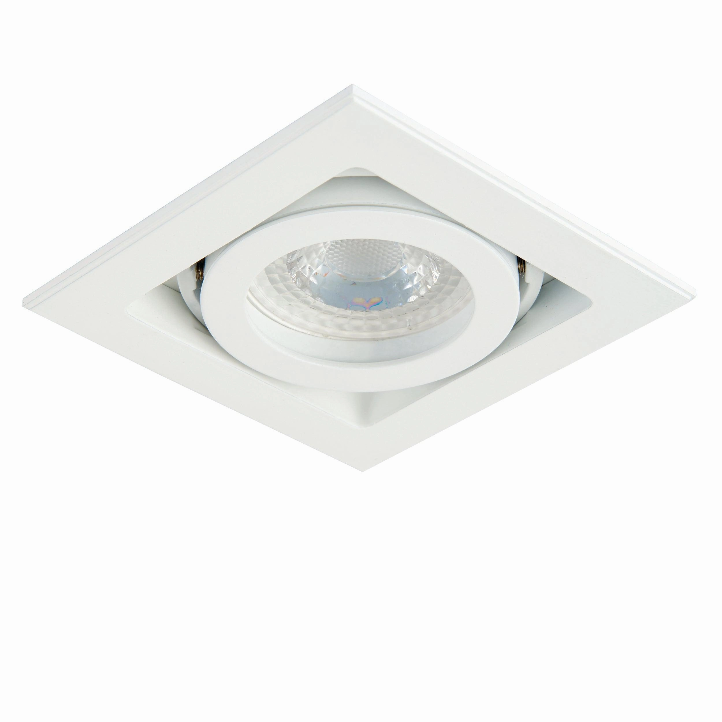 Xeno White Recessed Tilt Ceiling LIght