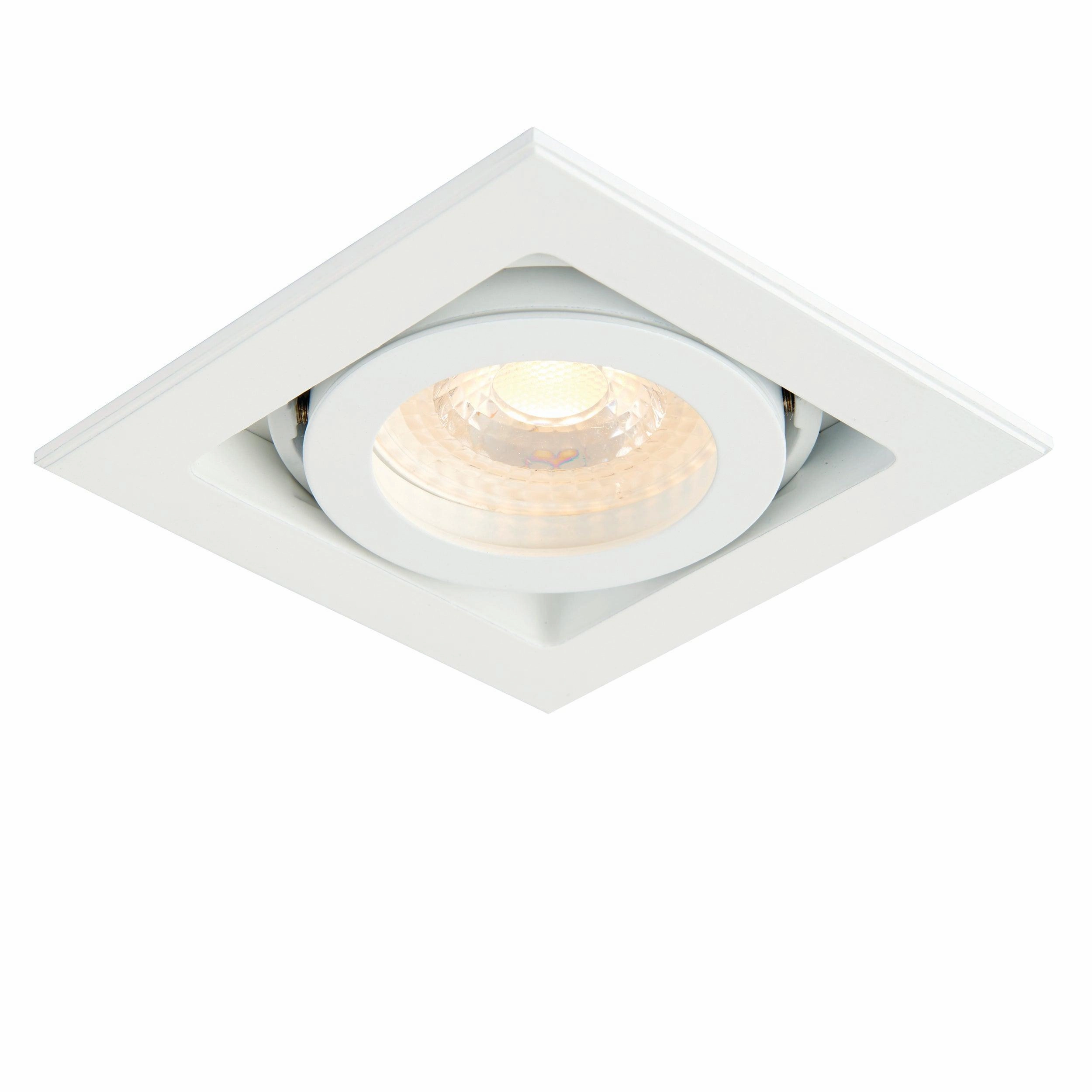 Xeno White Recessed Tilt Ceiling LIght