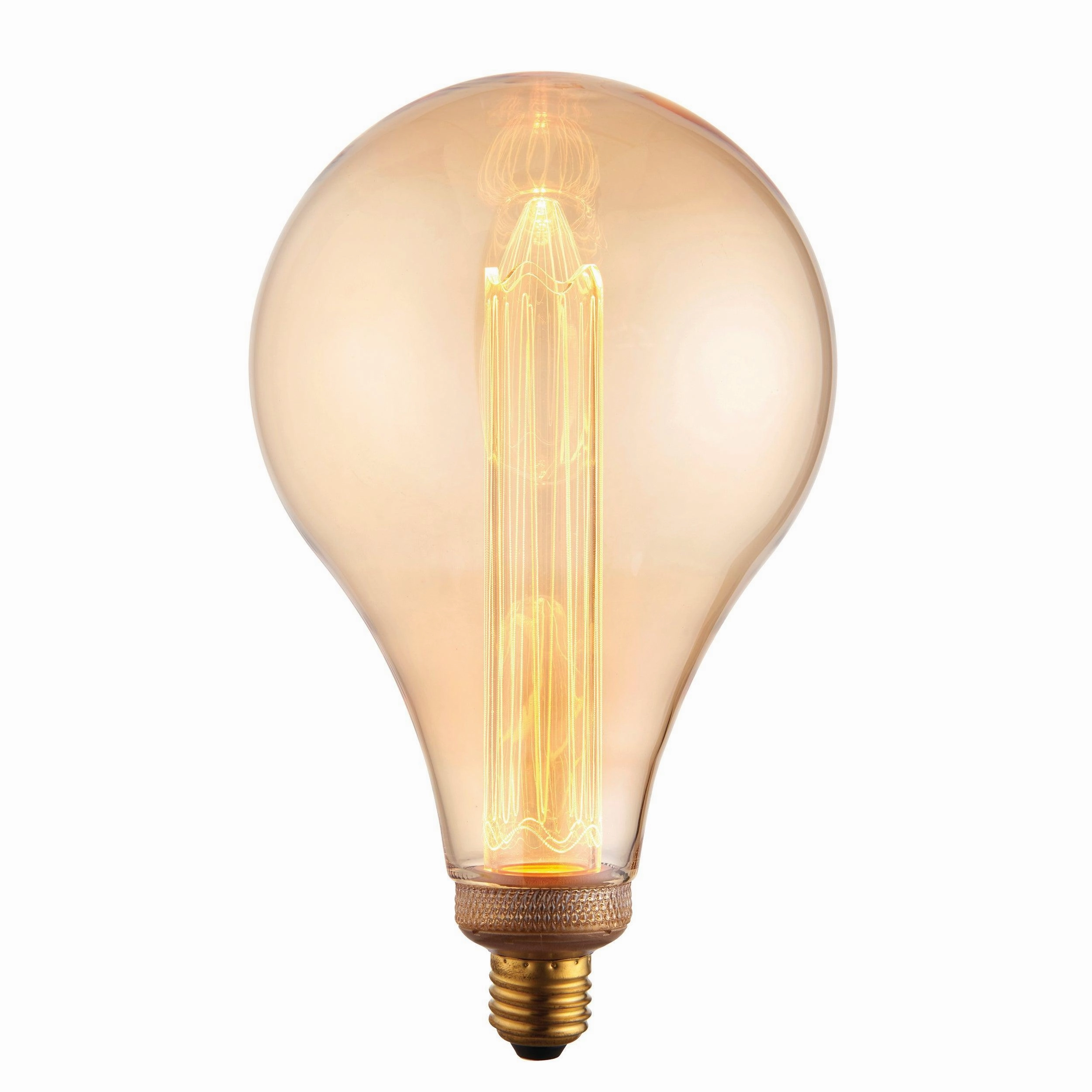 XL Dimple E27 Amber Globe Decorative LED 2.5w Light Bulb contemporary ceiling fixture