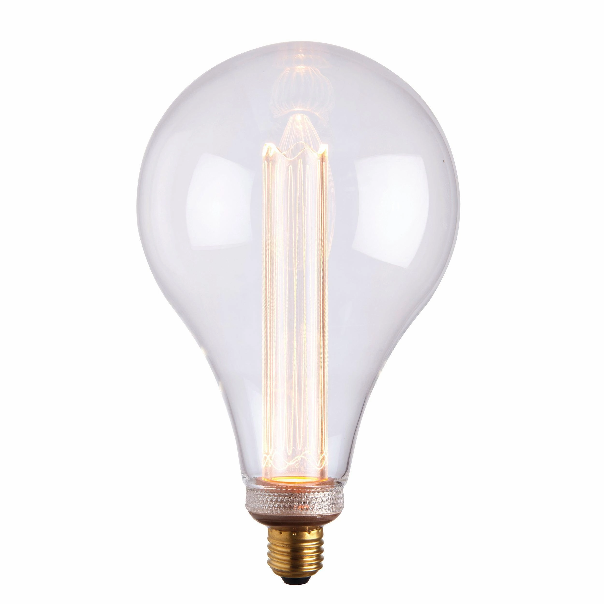 XL Dimple E27 Clear Globe Decorative LED 2.5w Light Bulb contemporary ceiling fixture