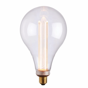 XL Dimple E27 Clear Globe Decorative LED 2.5w Light Bulb contemporary ceiling fixture