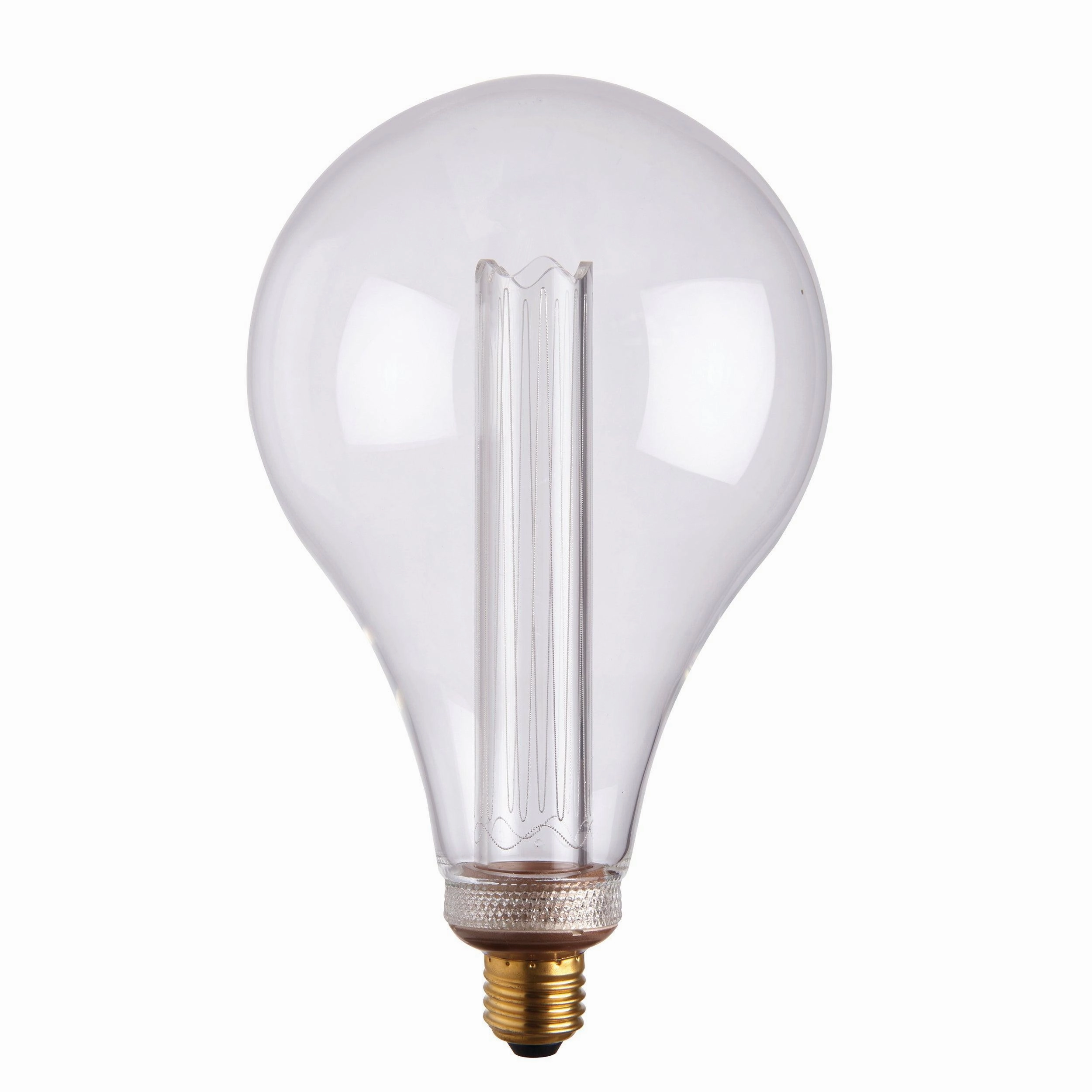 XL Dimple E27 Clear Globe Decorative LED 2.5w Light Bulb