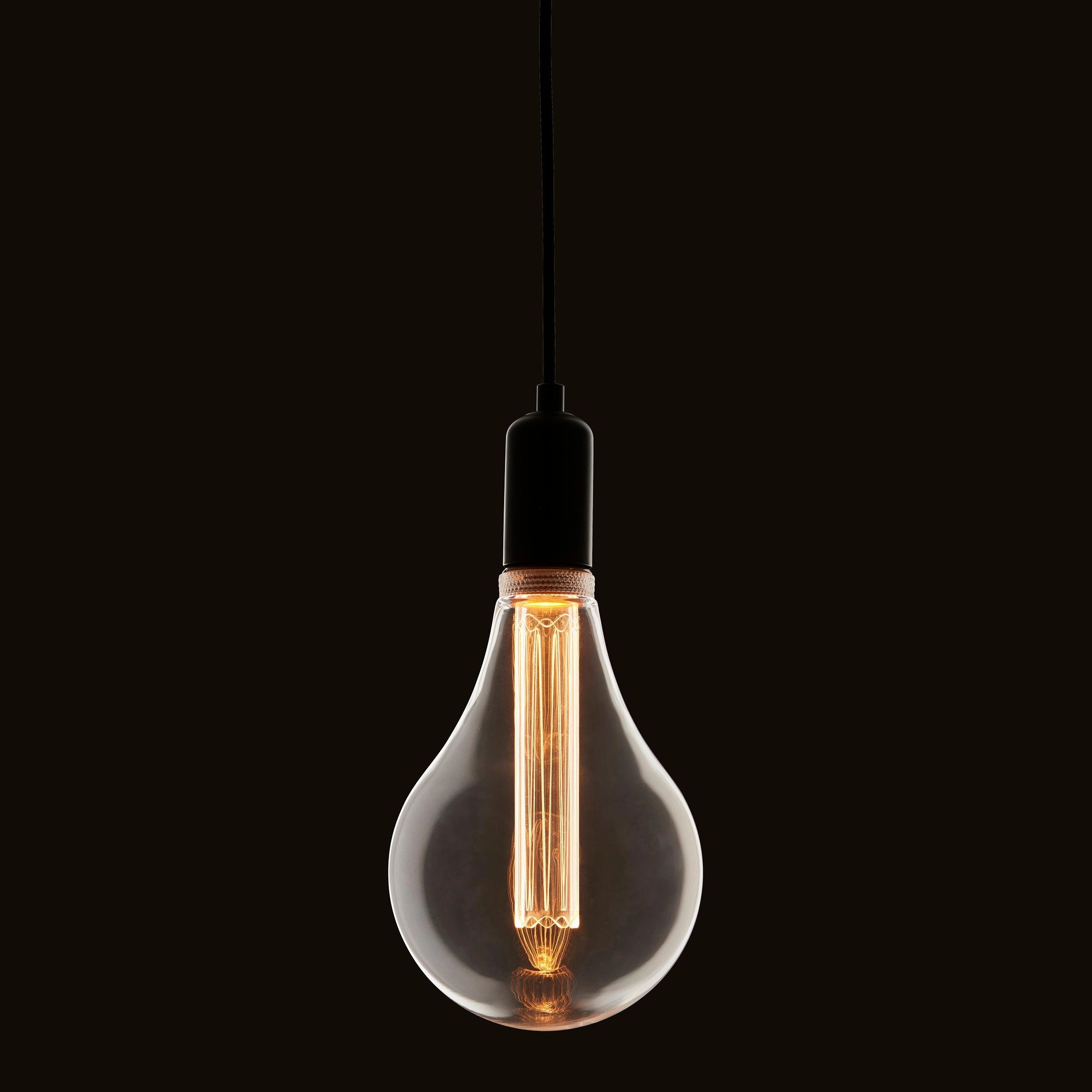 XL Dimple E27 Clear Globe Decorative LED 2.5w Light Bulb