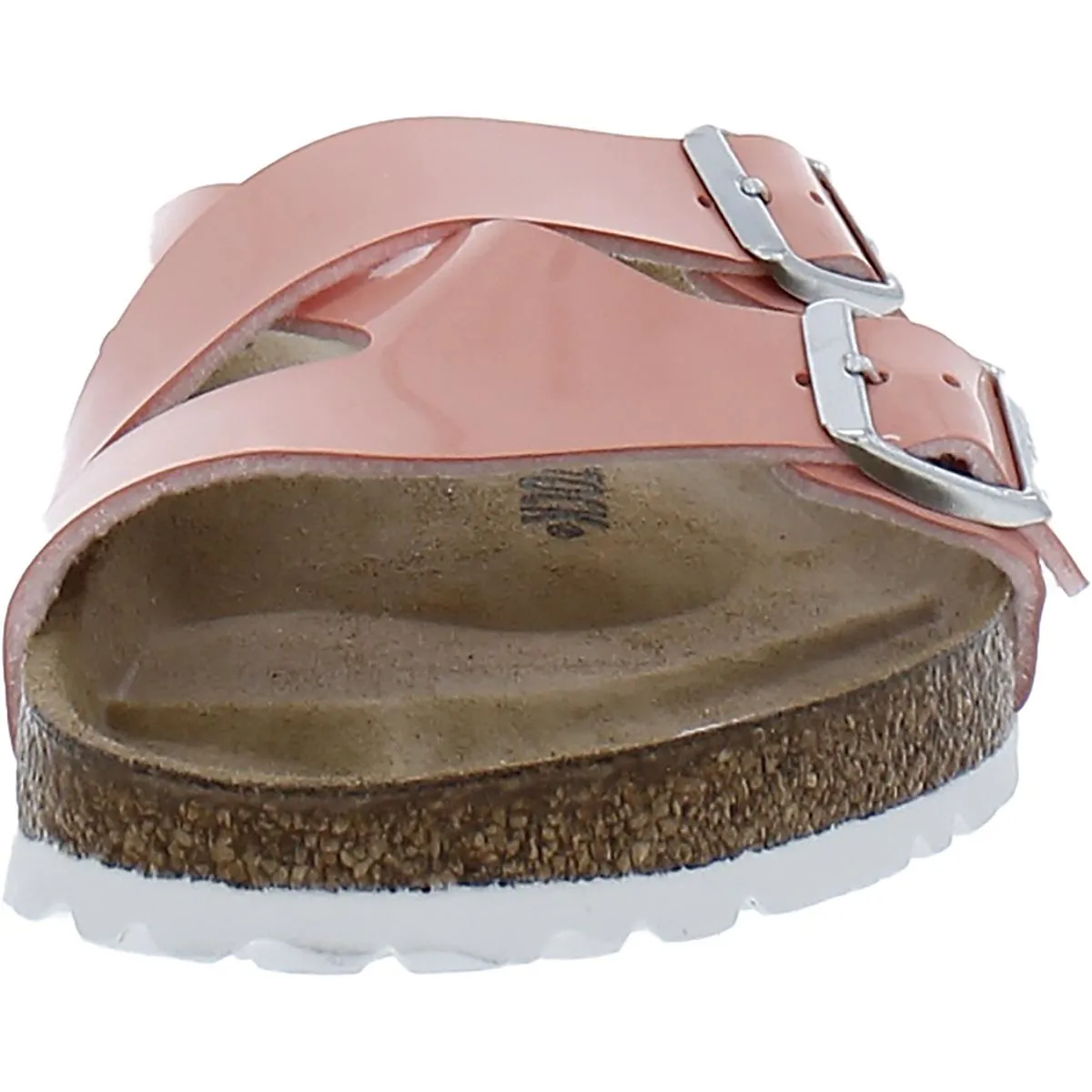 Yao Balance Womens Patent Strappy Slide Sandals