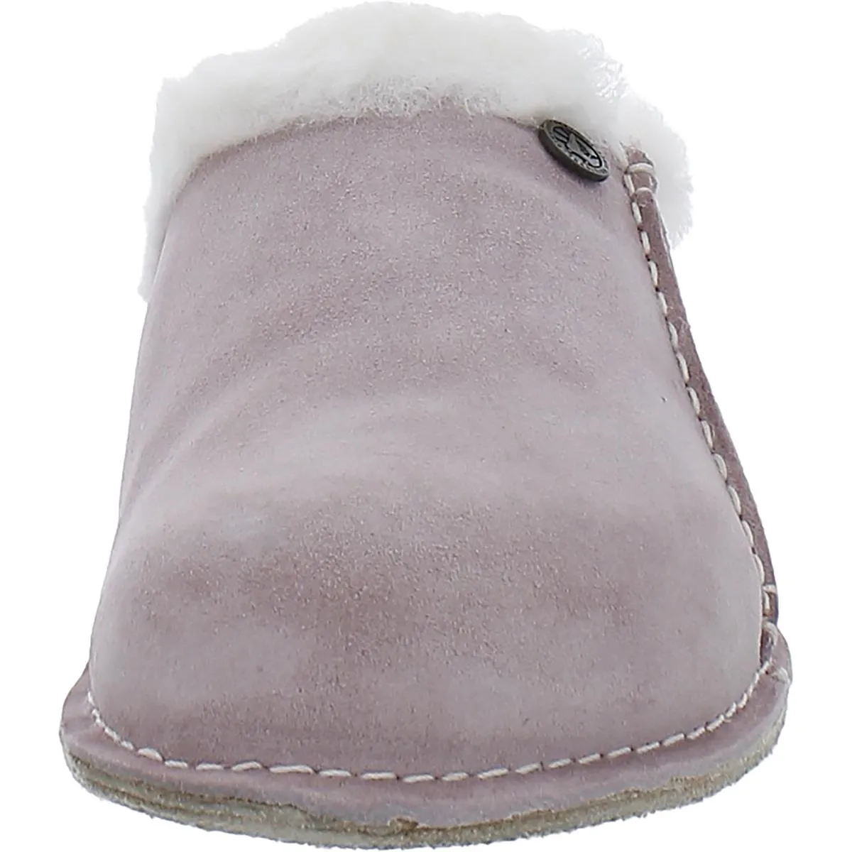 Zermatt Premium Womens Suede Shearling Slide Slippers