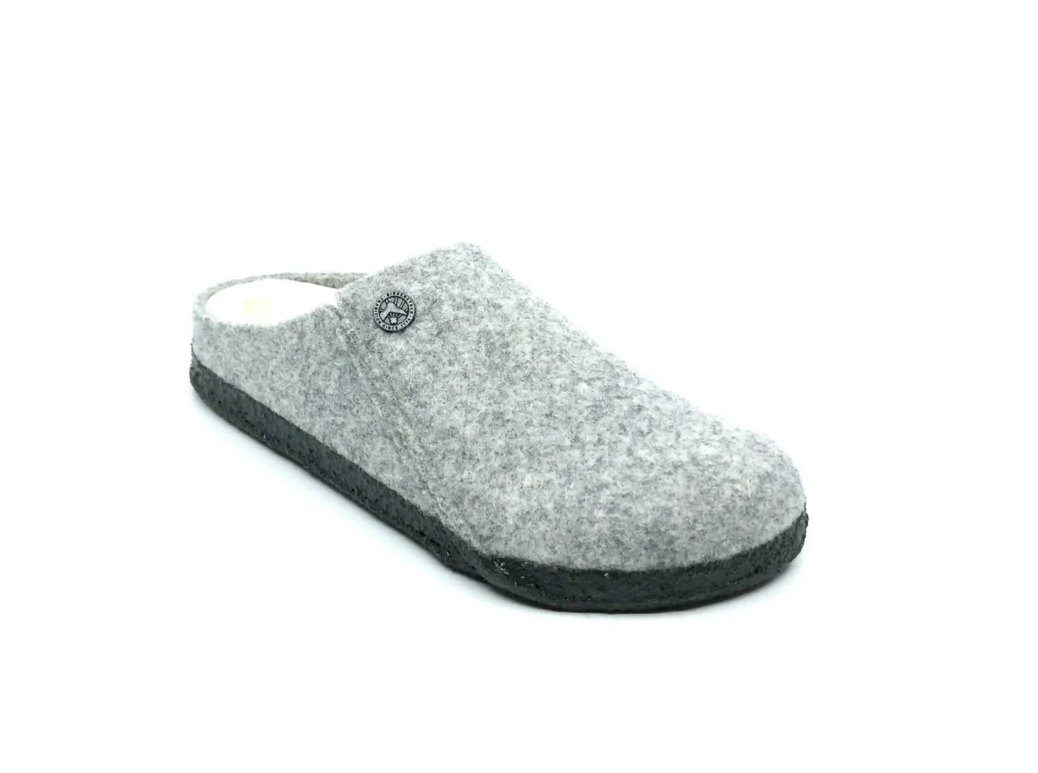 Zermatt Shearling Slipper (Narrow) In Light Gray