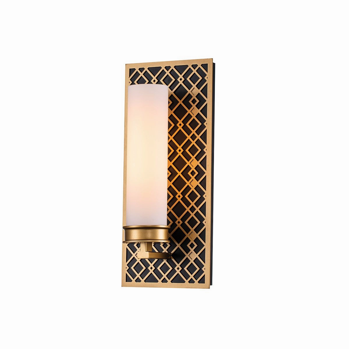 Ziggy Lacquered Gold Bathroom Wall Light