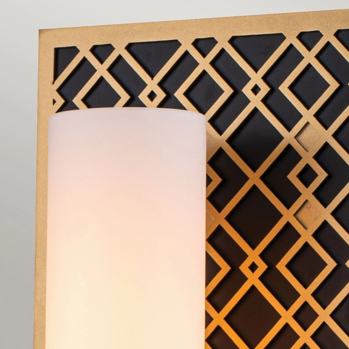 Ziggy Lacquered Gold Bathroom Wall Light