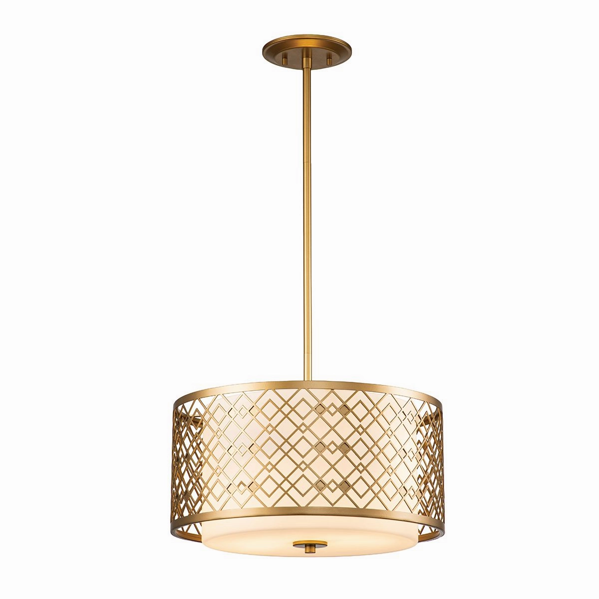 Ziggy Lacquered Gold Medium Ceiling Pendant Light flush mount ceiling fixture