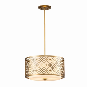 Ziggy Lacquered Gold Medium Ceiling Pendant Light flush mount ceiling fixture