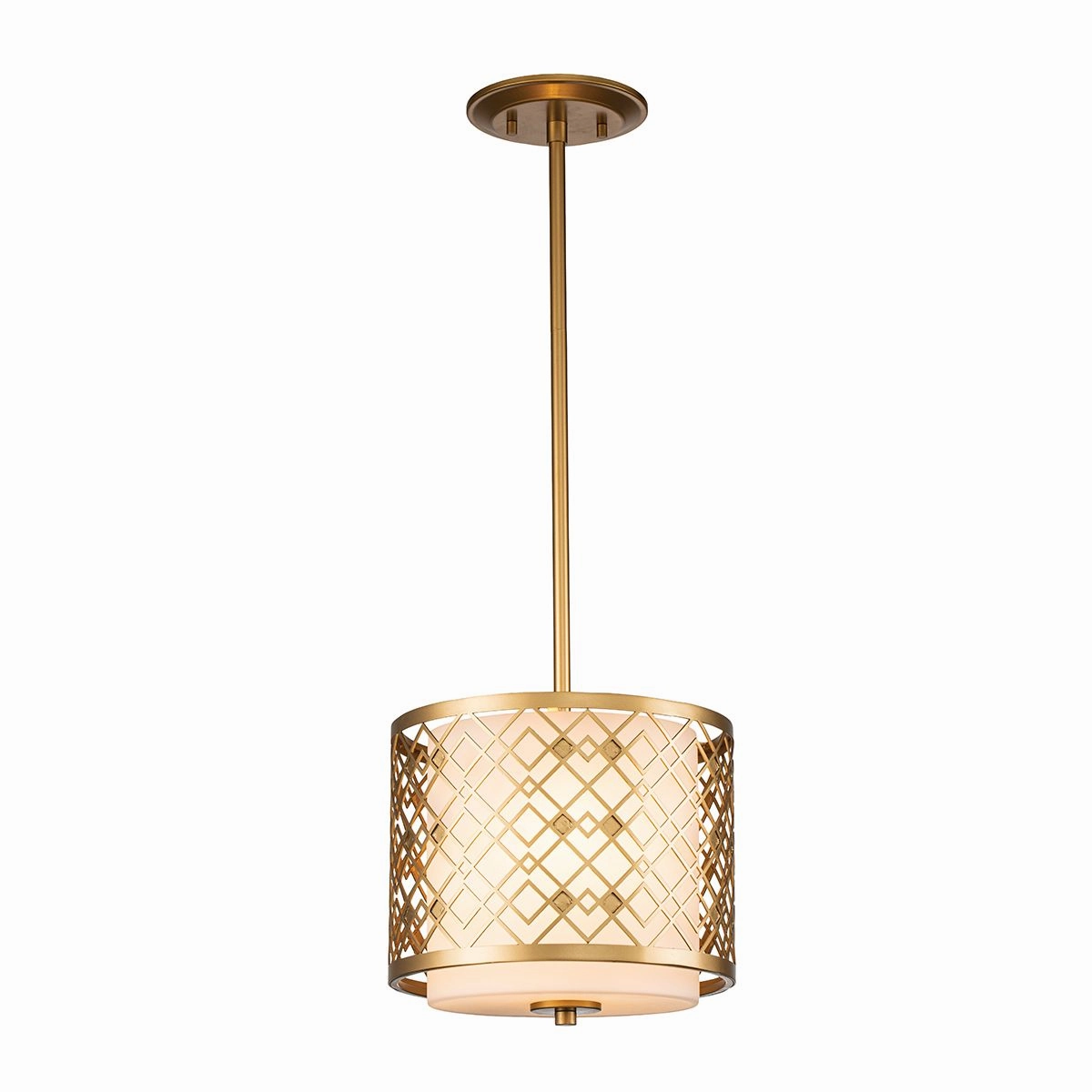 Ziggy Lacquered Gold Small Ceiling Pendant Light flush mount ceiling fixture