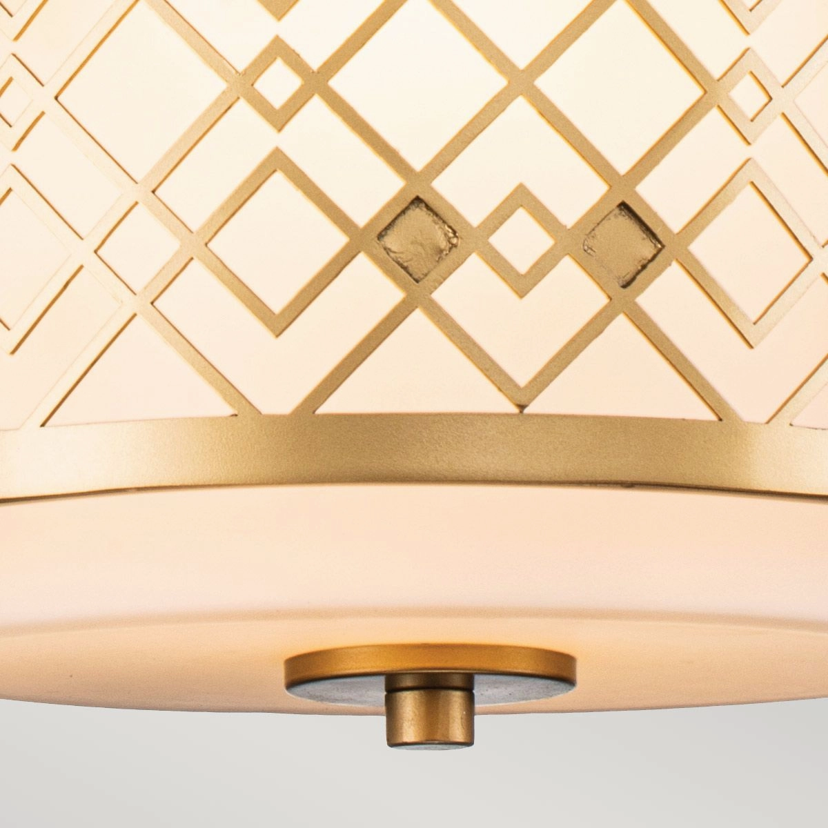 Ziggy Lacquered Gold Small Ceiling Pendant Light