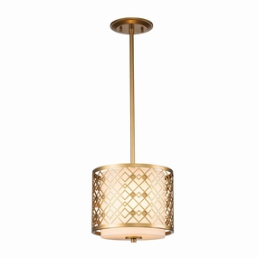 Ziggy Lacquered Gold Small Ceiling Pendant Light flush mount ceiling fixture