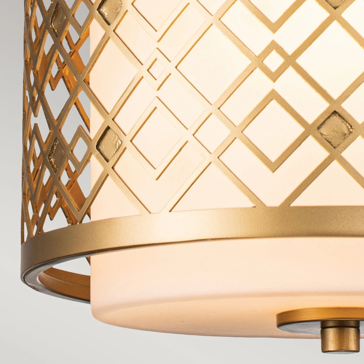 Ziggy Lacquered Gold Small Ceiling Pendant Light