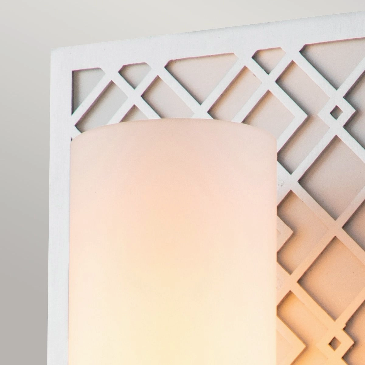 Ziggy Lacquered Silver Bathroom Wall Light