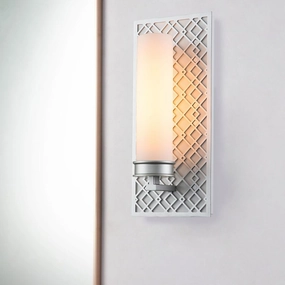 Ziggy Lacquered Silver Bathroom Wall Light vintage desk lamp