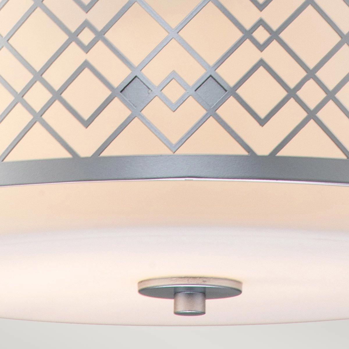 Ziggy Lacquered Silver Medium Ceiling Pendant Light