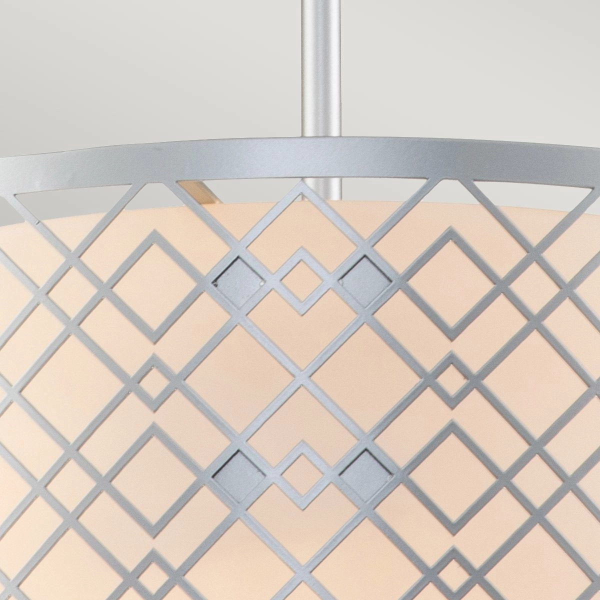Ziggy Lacquered Silver Medium Ceiling Pendant Light