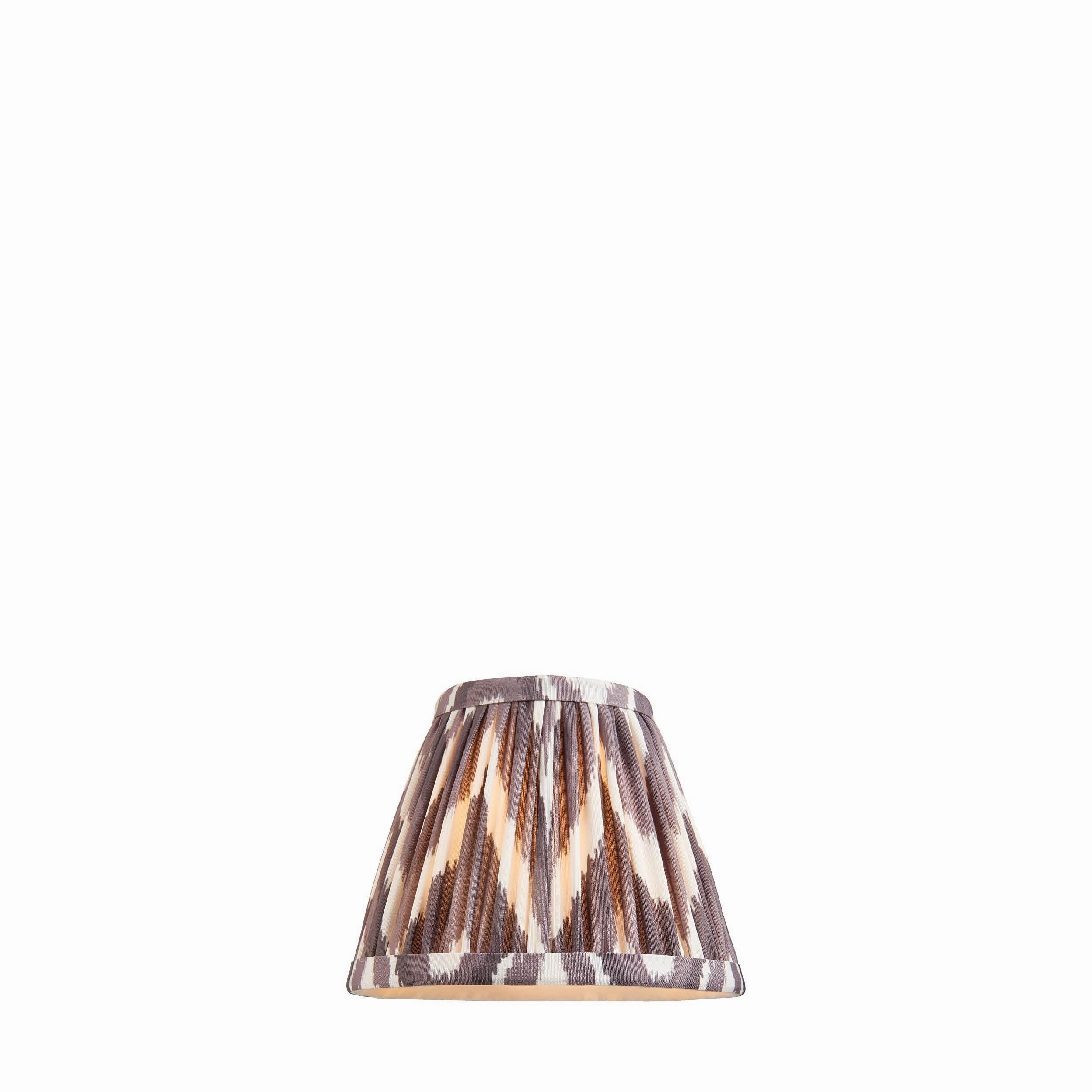 Zigzag 16cm Grey Lamp Shade