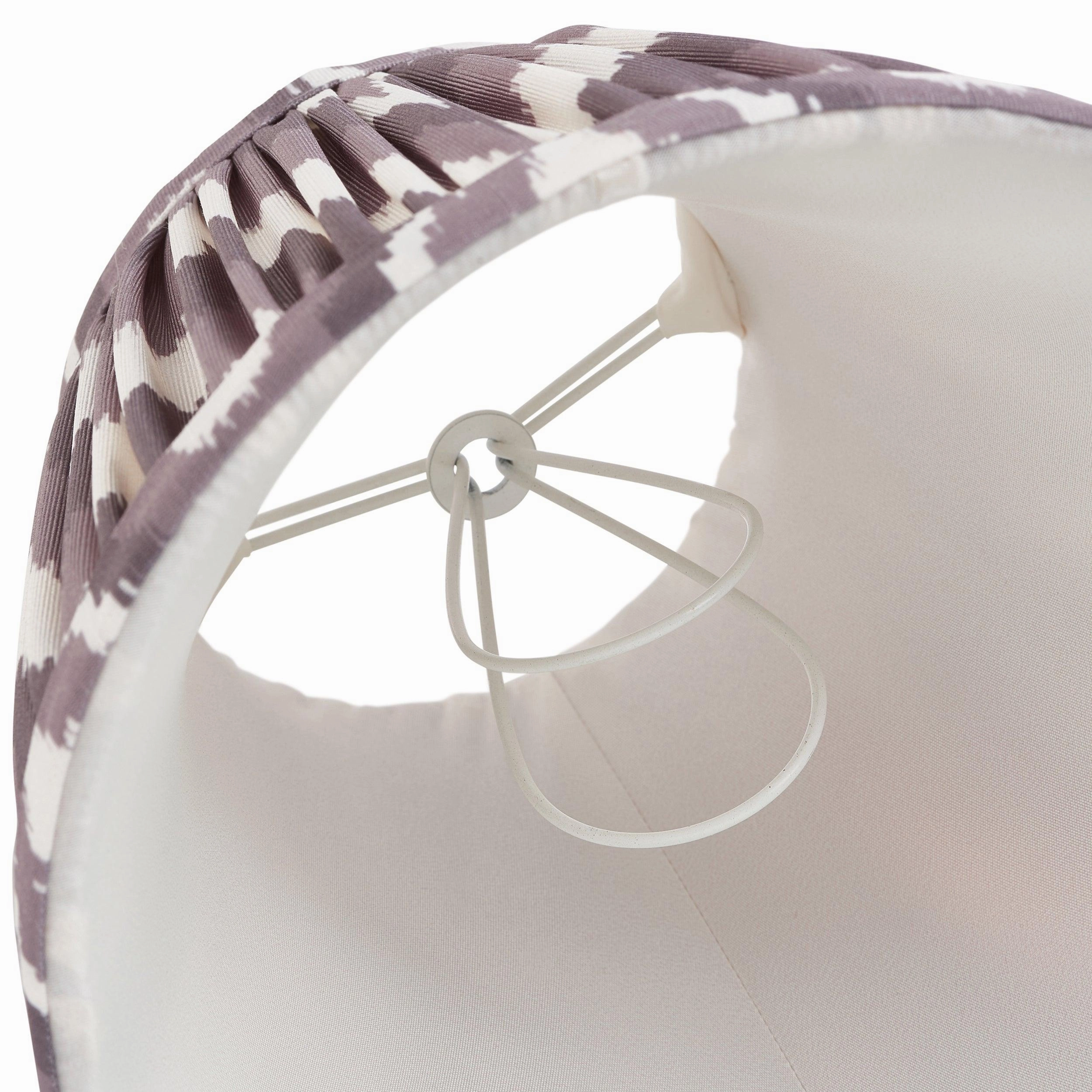 Zigzag 16cm Grey Lamp Shade