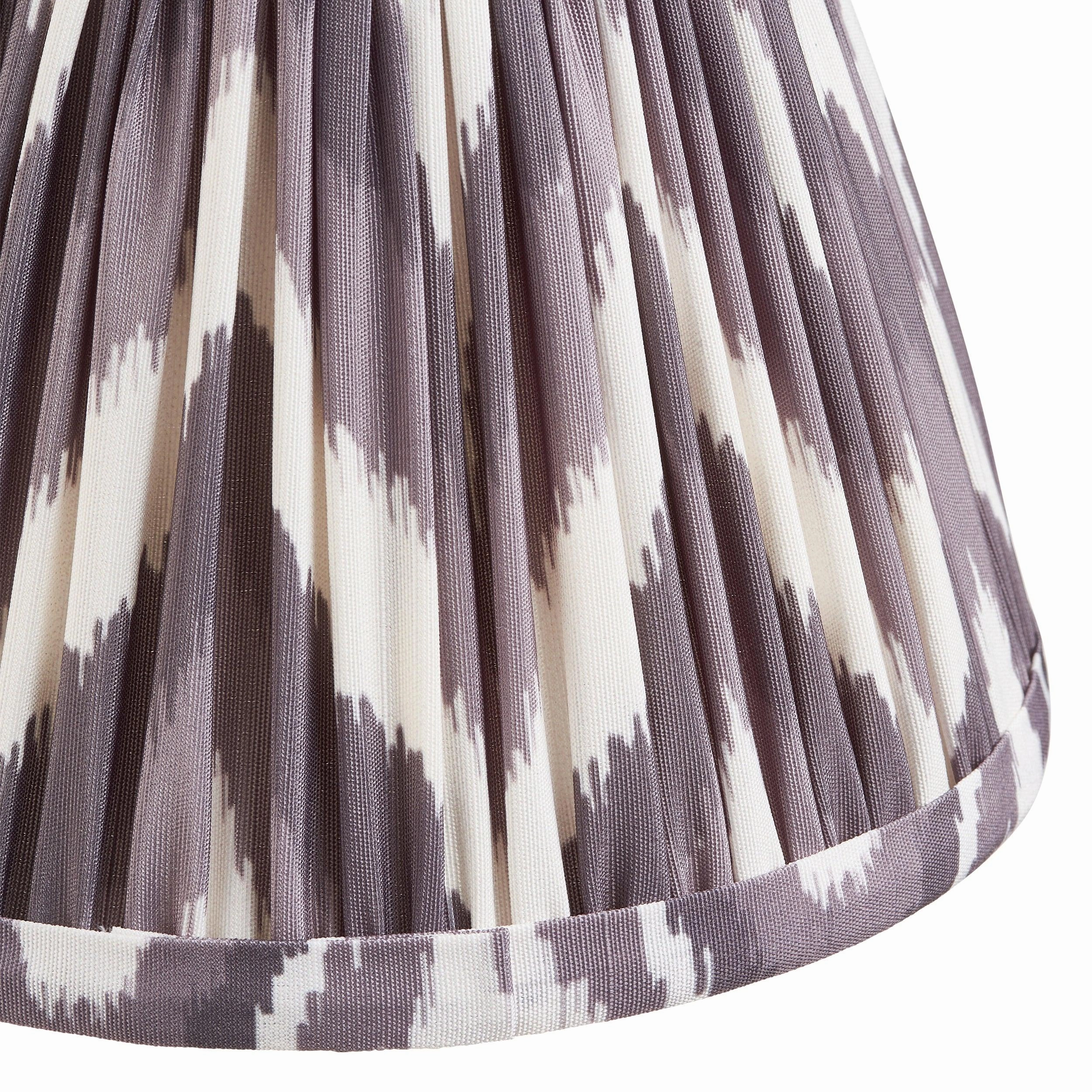 Zigzag 16cm Grey Lamp Shade