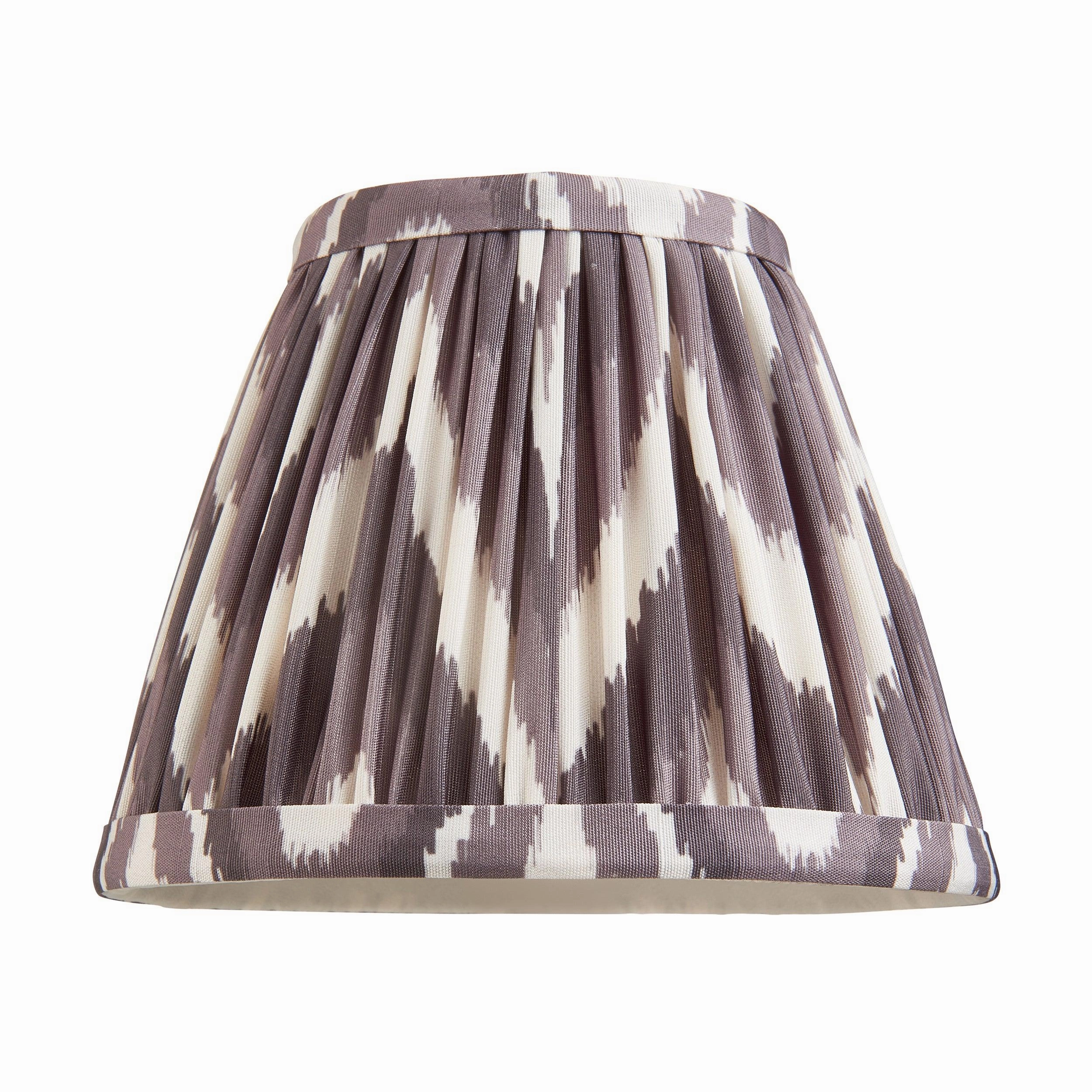 Zigzag 16cm Grey Lamp Shade decorative indoor light