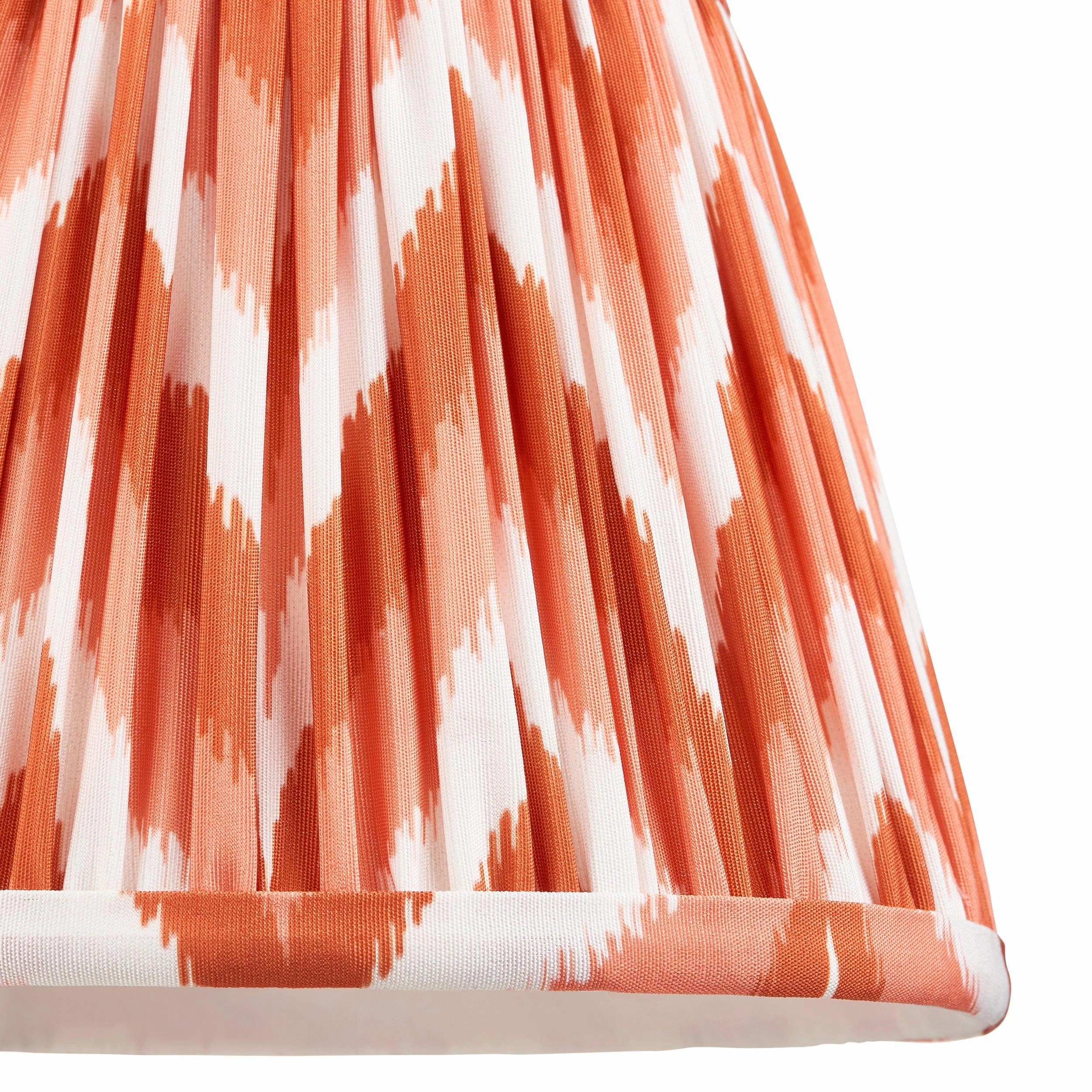 Zigzag 20cm Apricot Lamp Shade