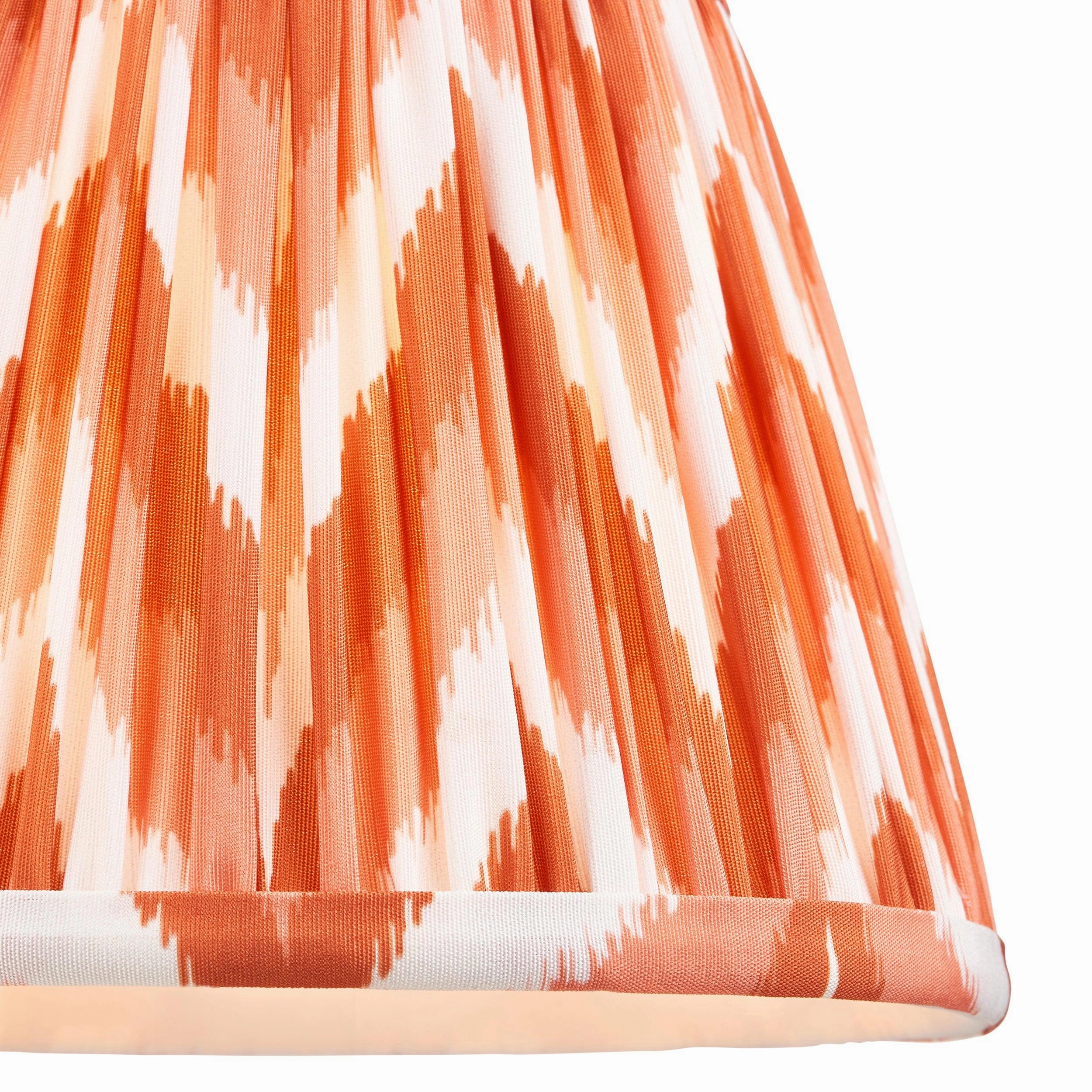 Zigzag 20cm Apricot Lamp Shade