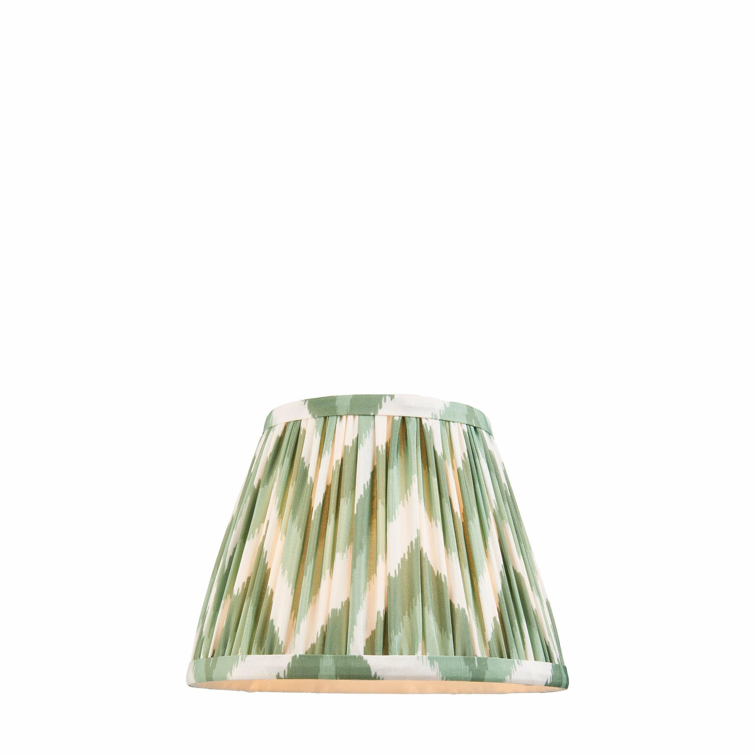 Zigzag 20cm Green Lamp Shade