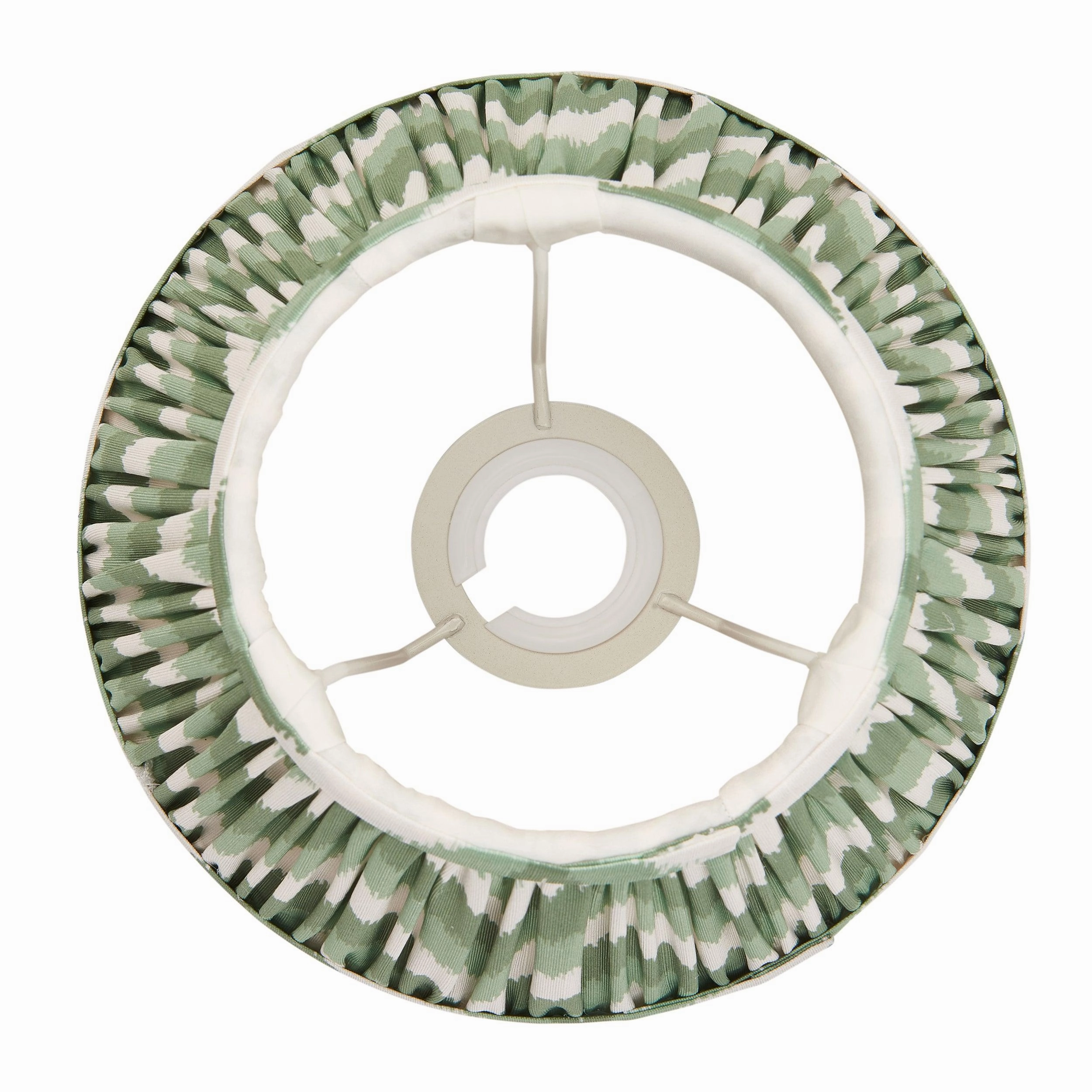 Zigzag 20cm Green Lamp Shade