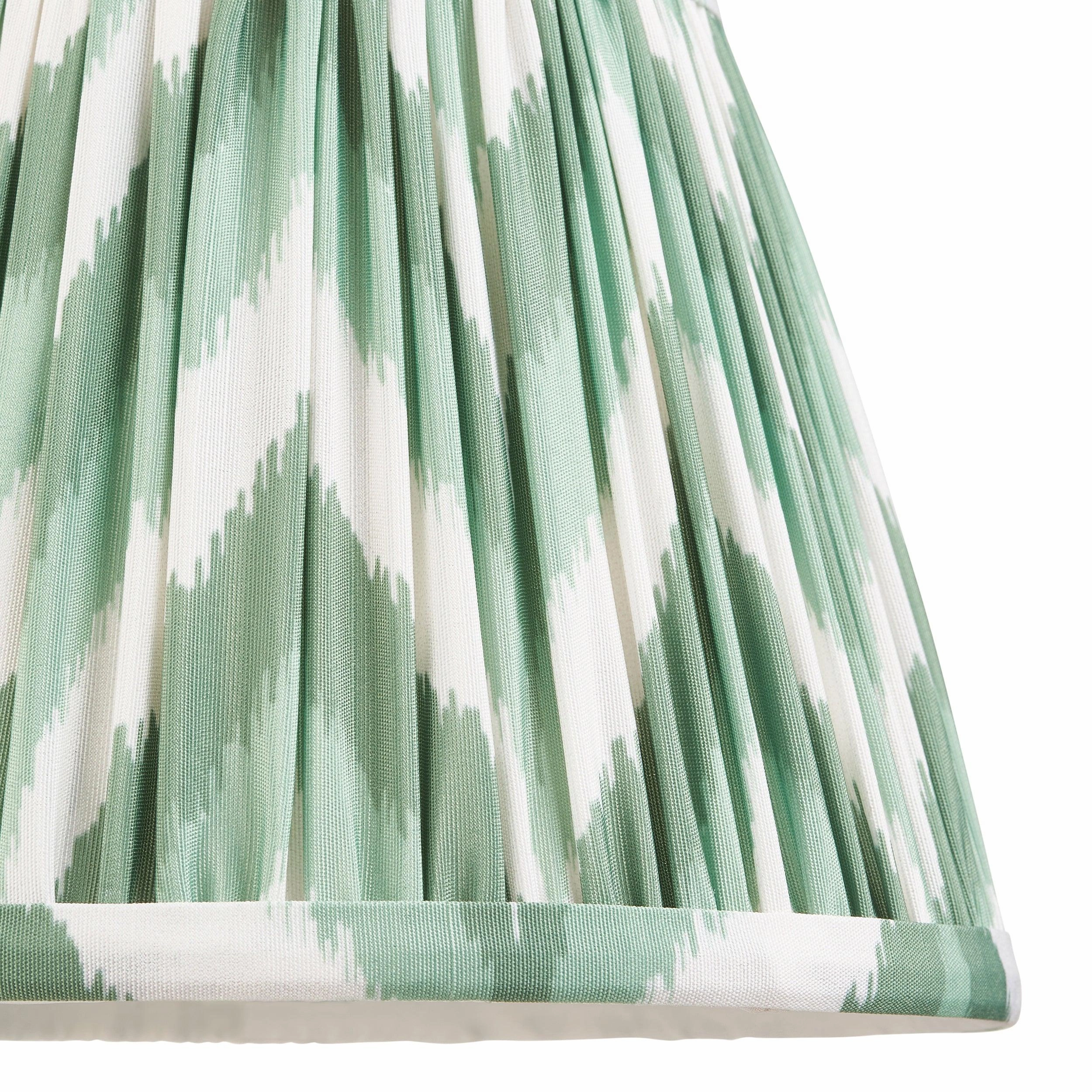 Zigzag 20cm Green Lamp Shade