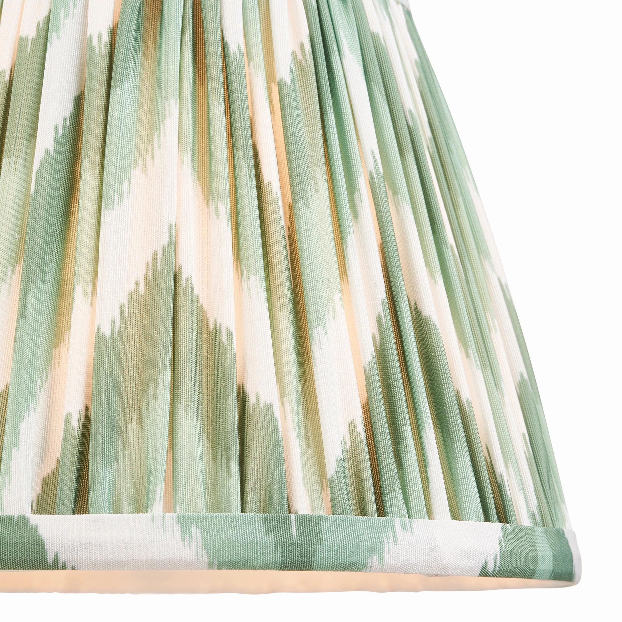 Zigzag 20cm Green Lamp Shade