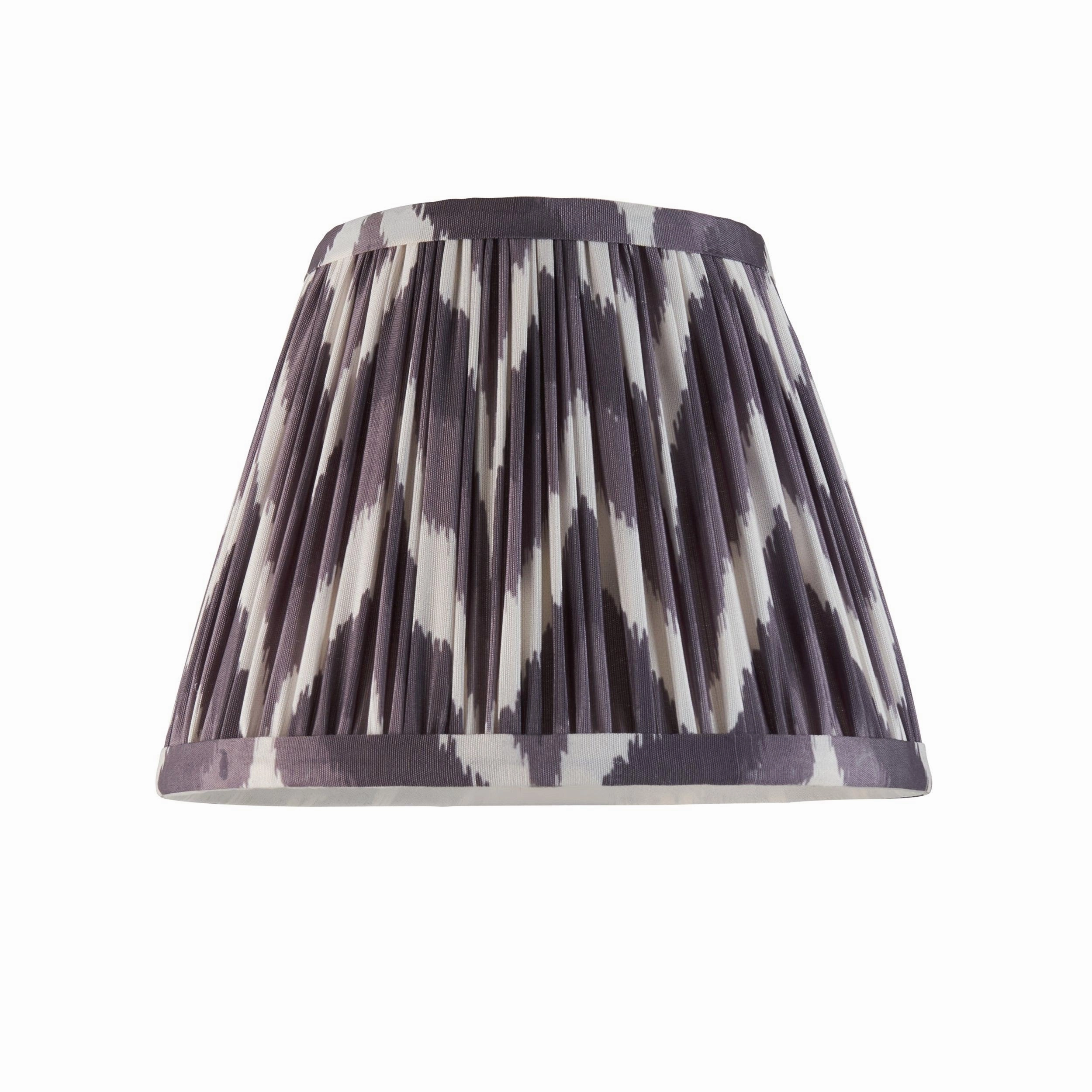 Zigzag 20cm Grey Lamp Shade decorative indoor light