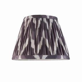 Zigzag 20cm Grey Lamp Shade decorative indoor light