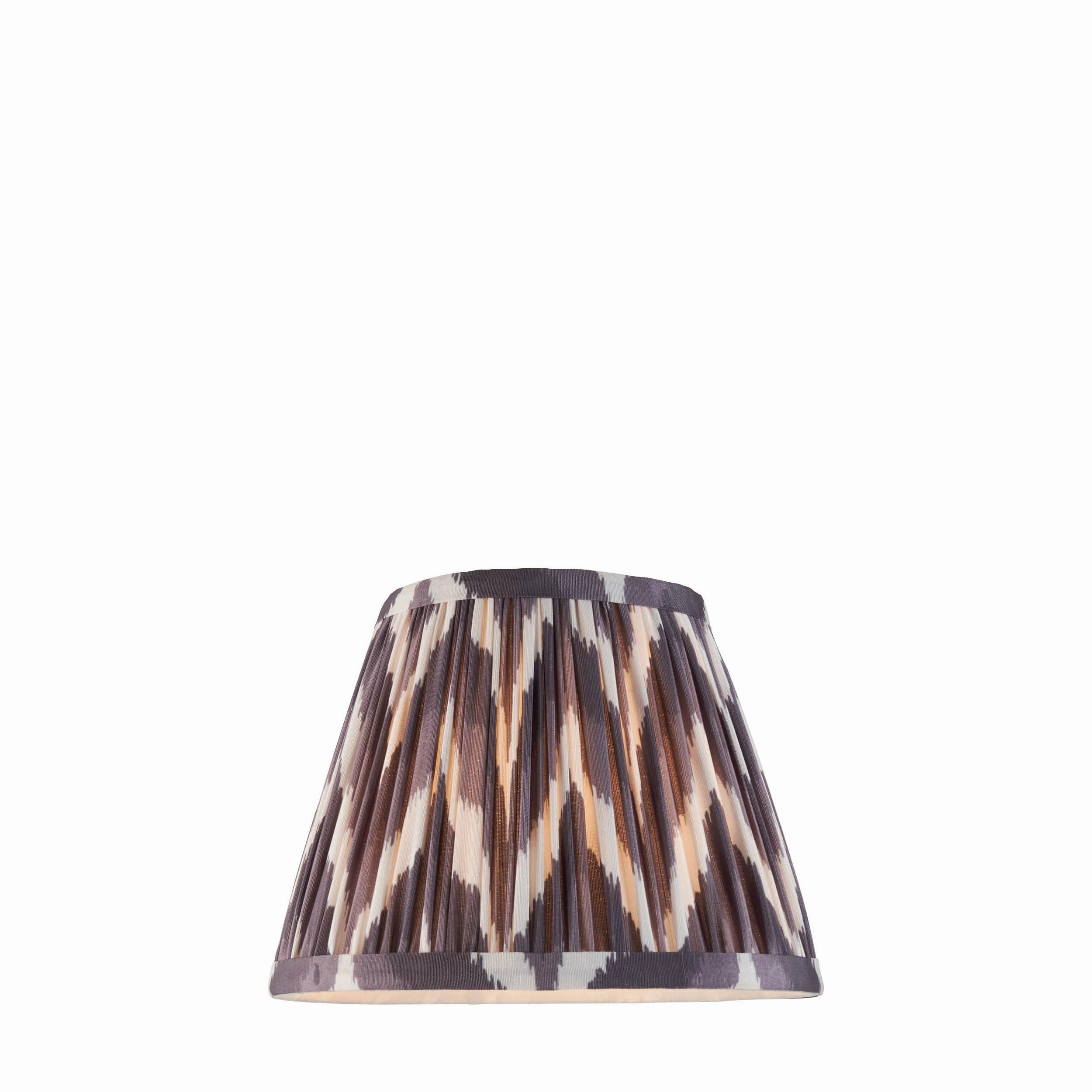 Zigzag 20cm Grey Lamp Shade