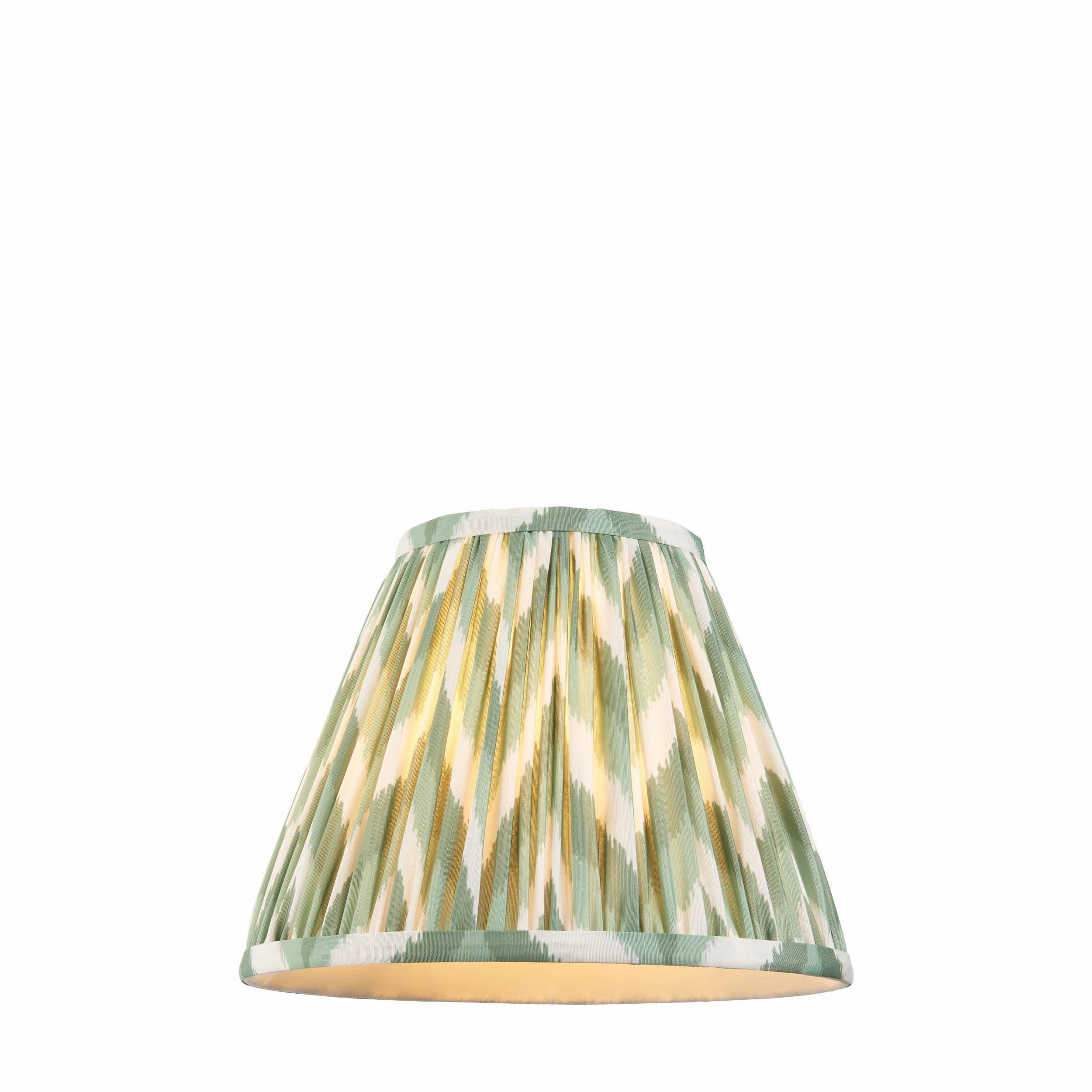Zigzag 25cm Green Lamp Shade