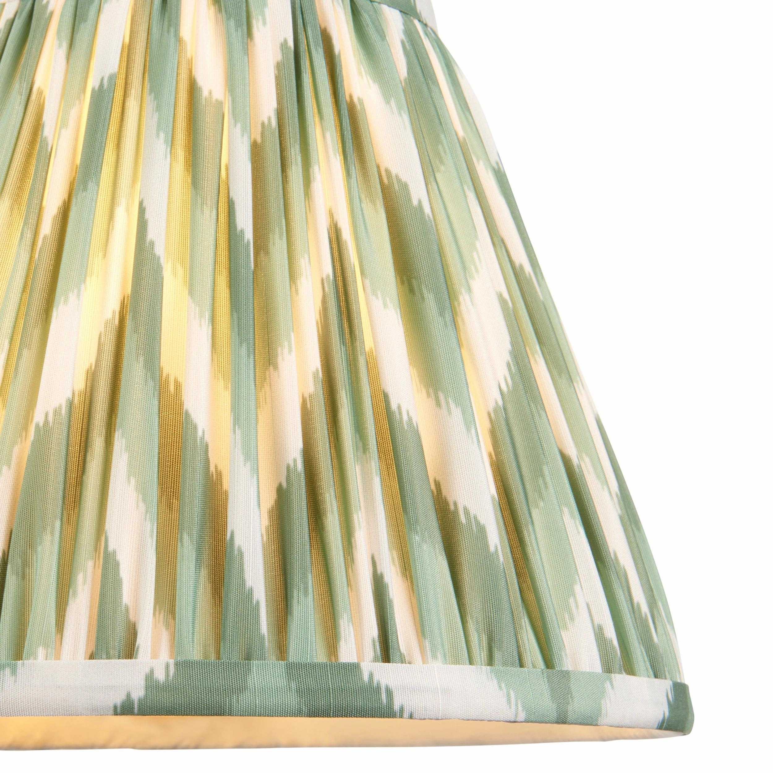 Zigzag 25cm Green Lamp Shade