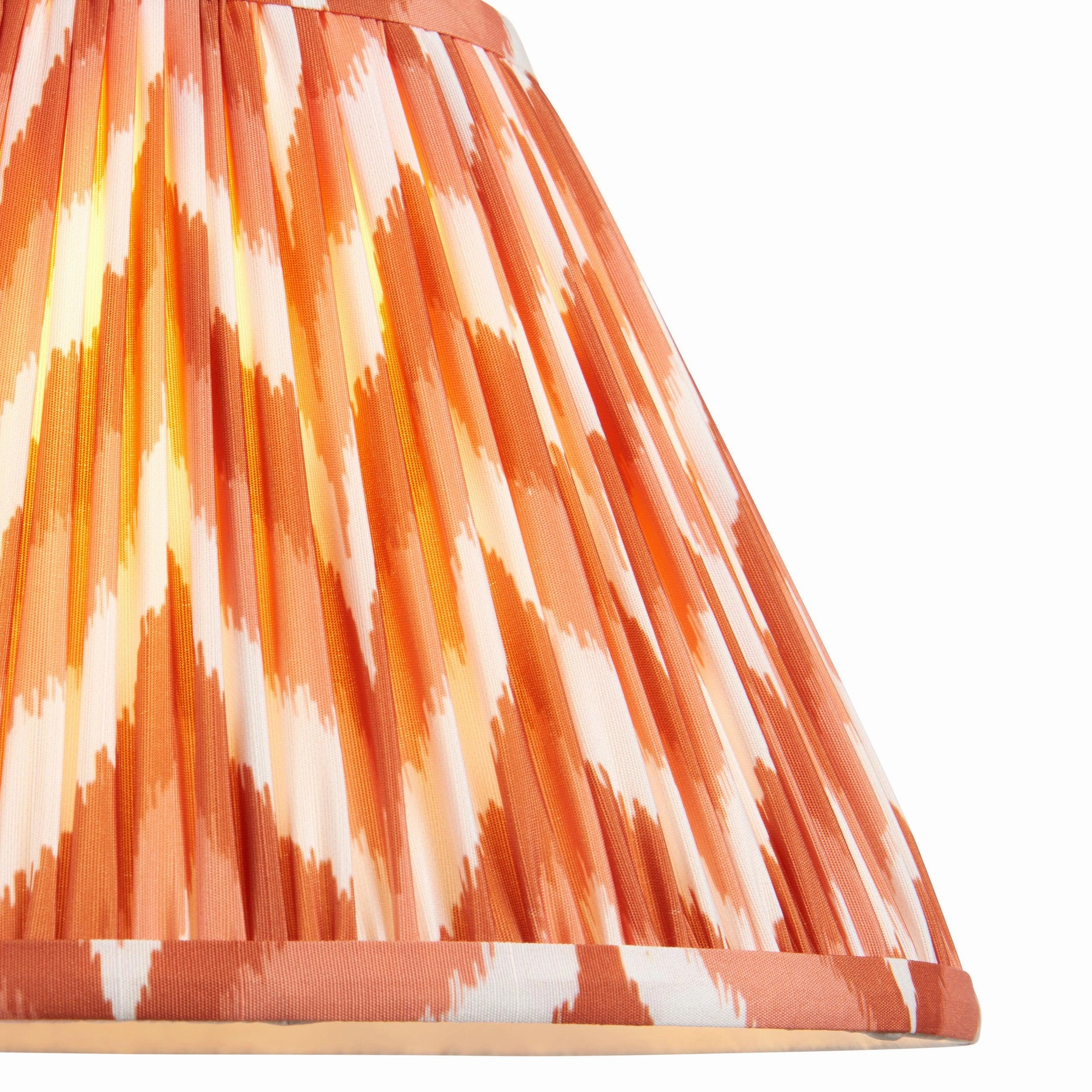 Zigzag 30cm Apricot Lamp Shade