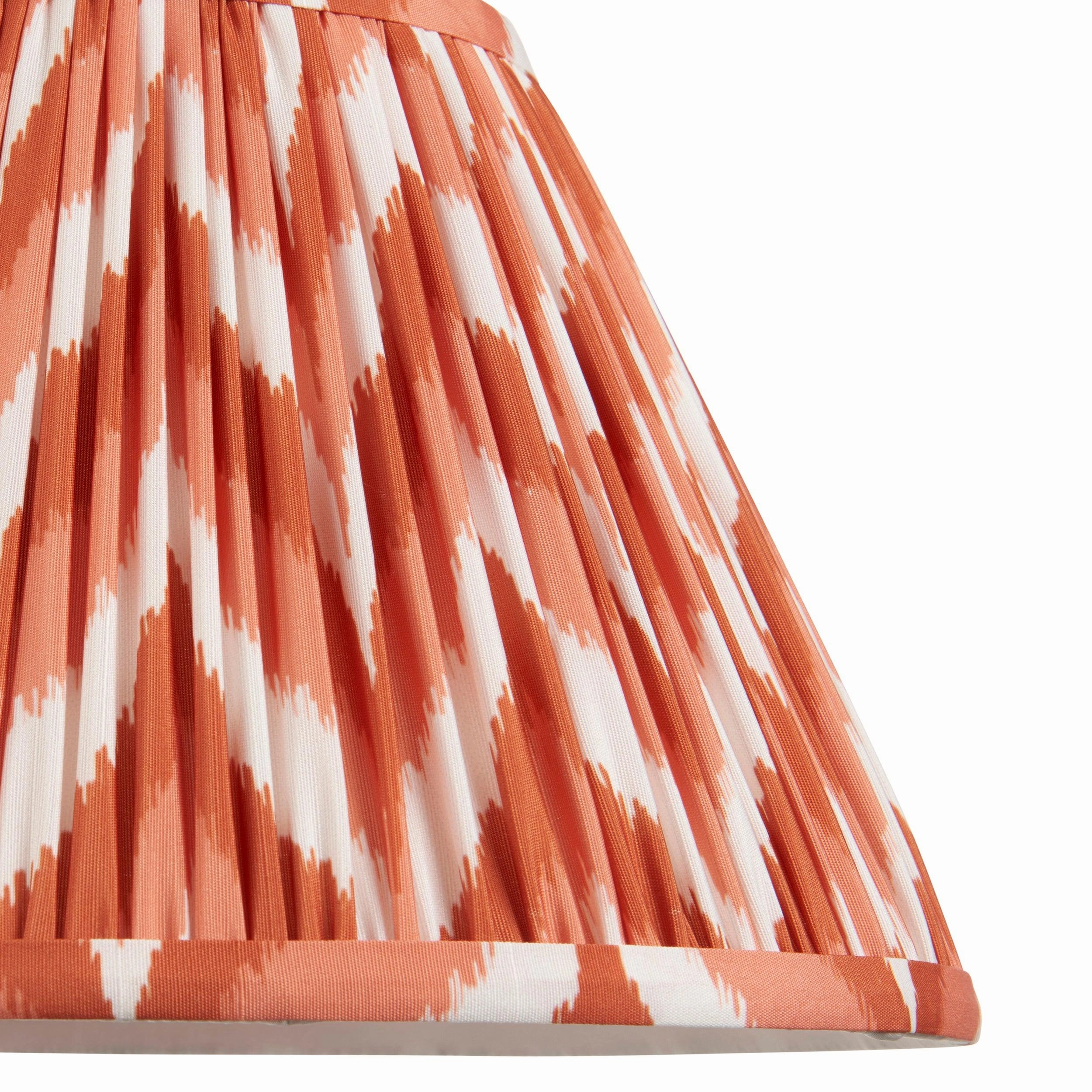 Zigzag 30cm Apricot Lamp Shade