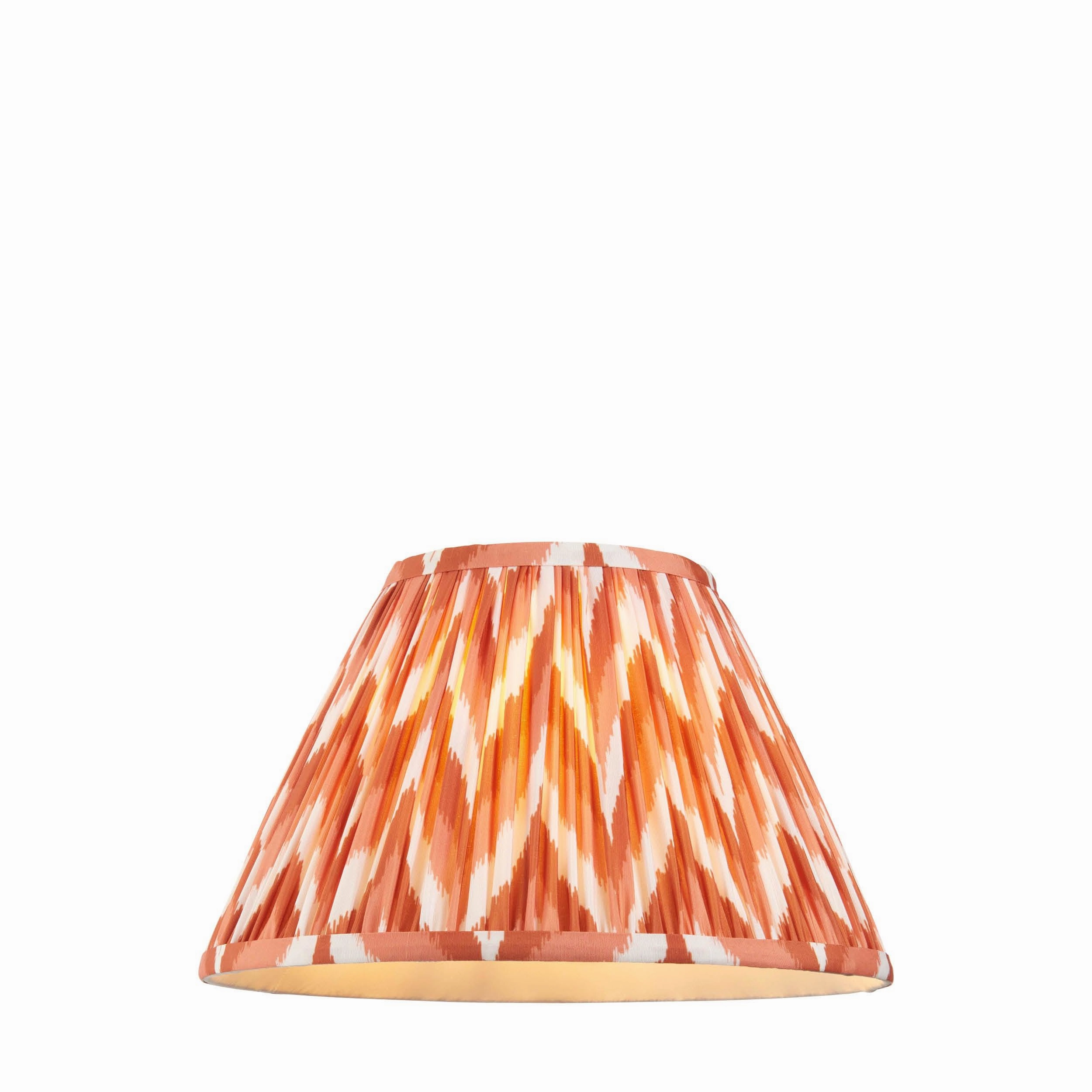 Zigzag 30cm Apricot Lamp Shade