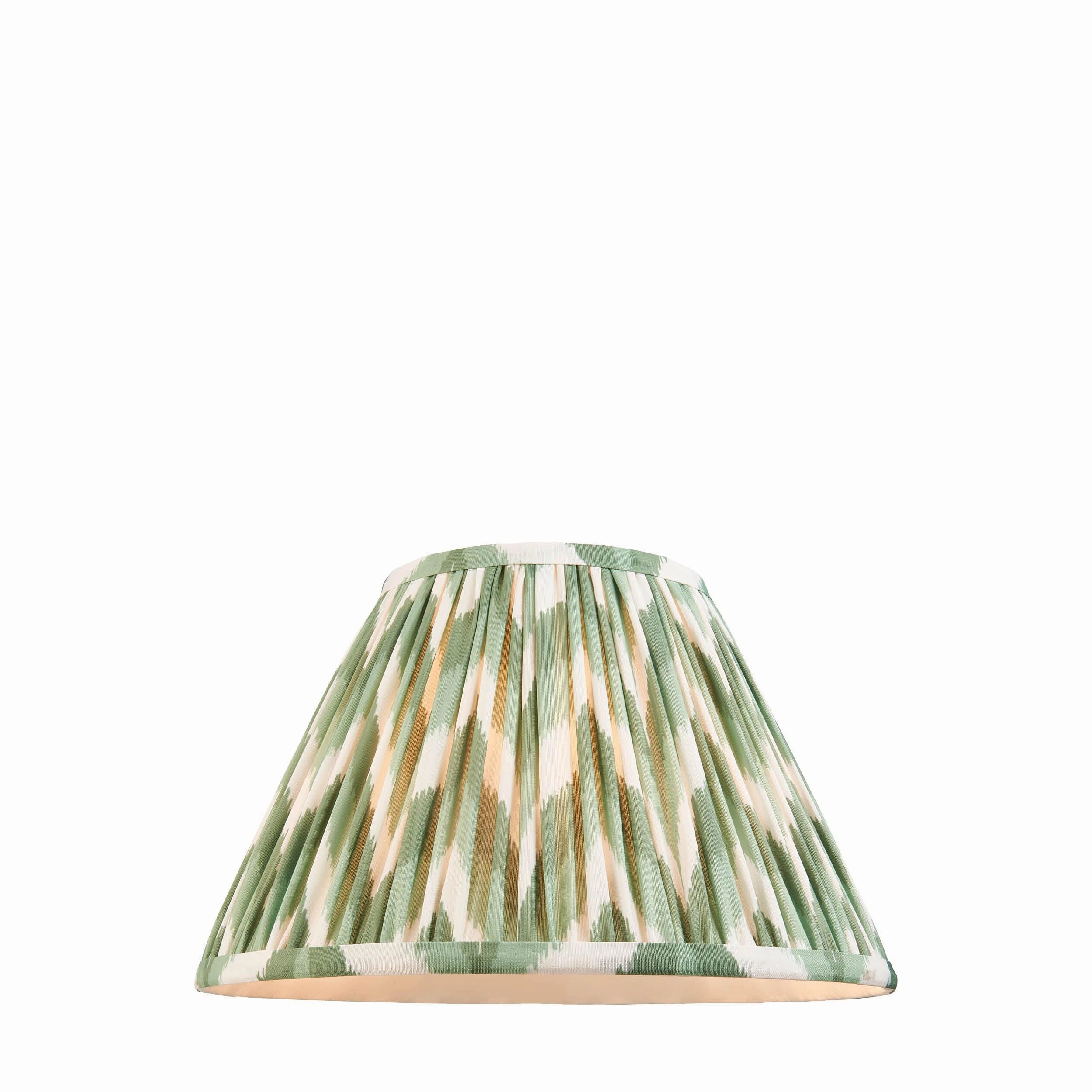 Zigzag 30cm Green Lamp Shade