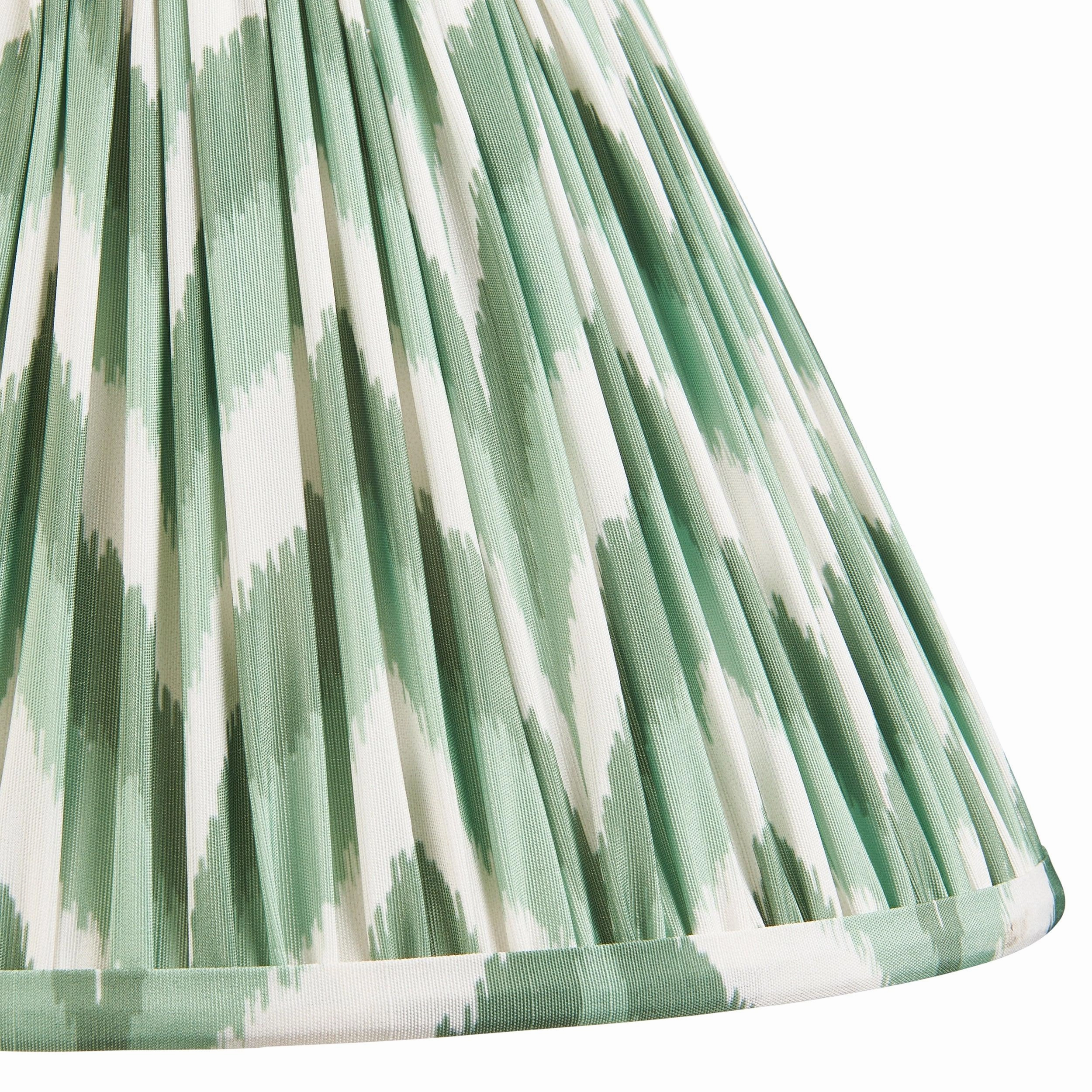 Zigzag 30cm Green Lamp Shade