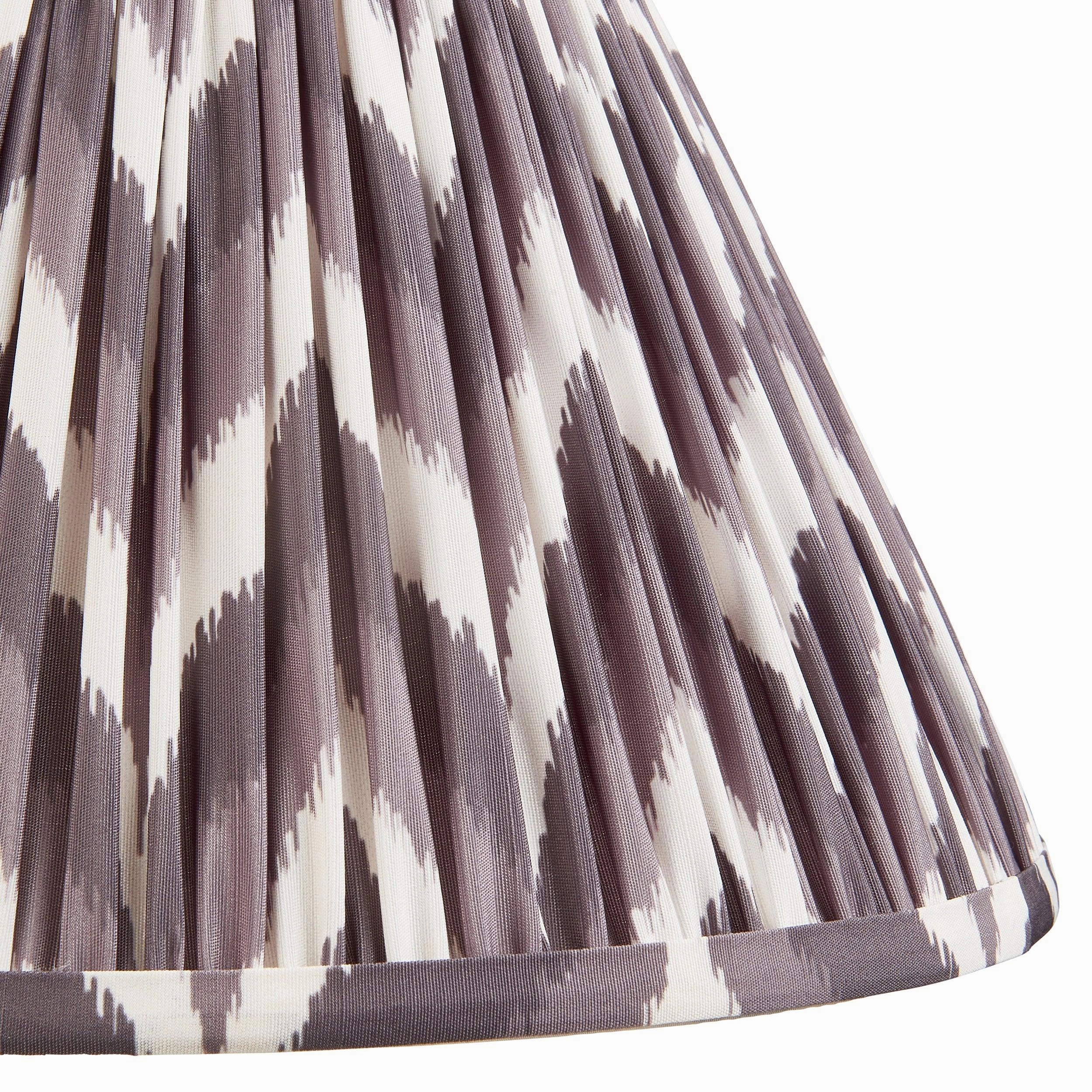 Zigzag 30cm Grey Lamp Shade