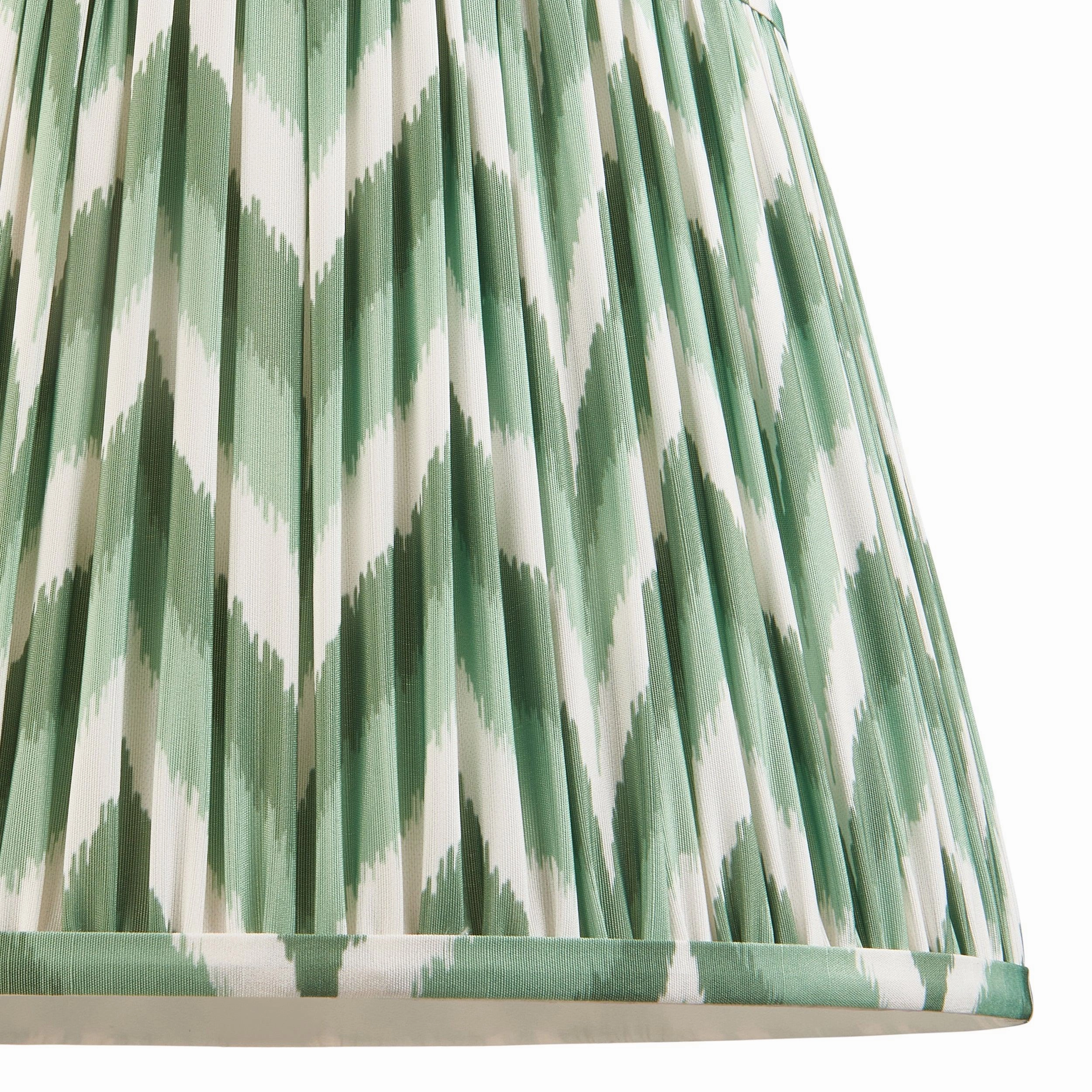 Zigzag 35cm Green Lamp Shade