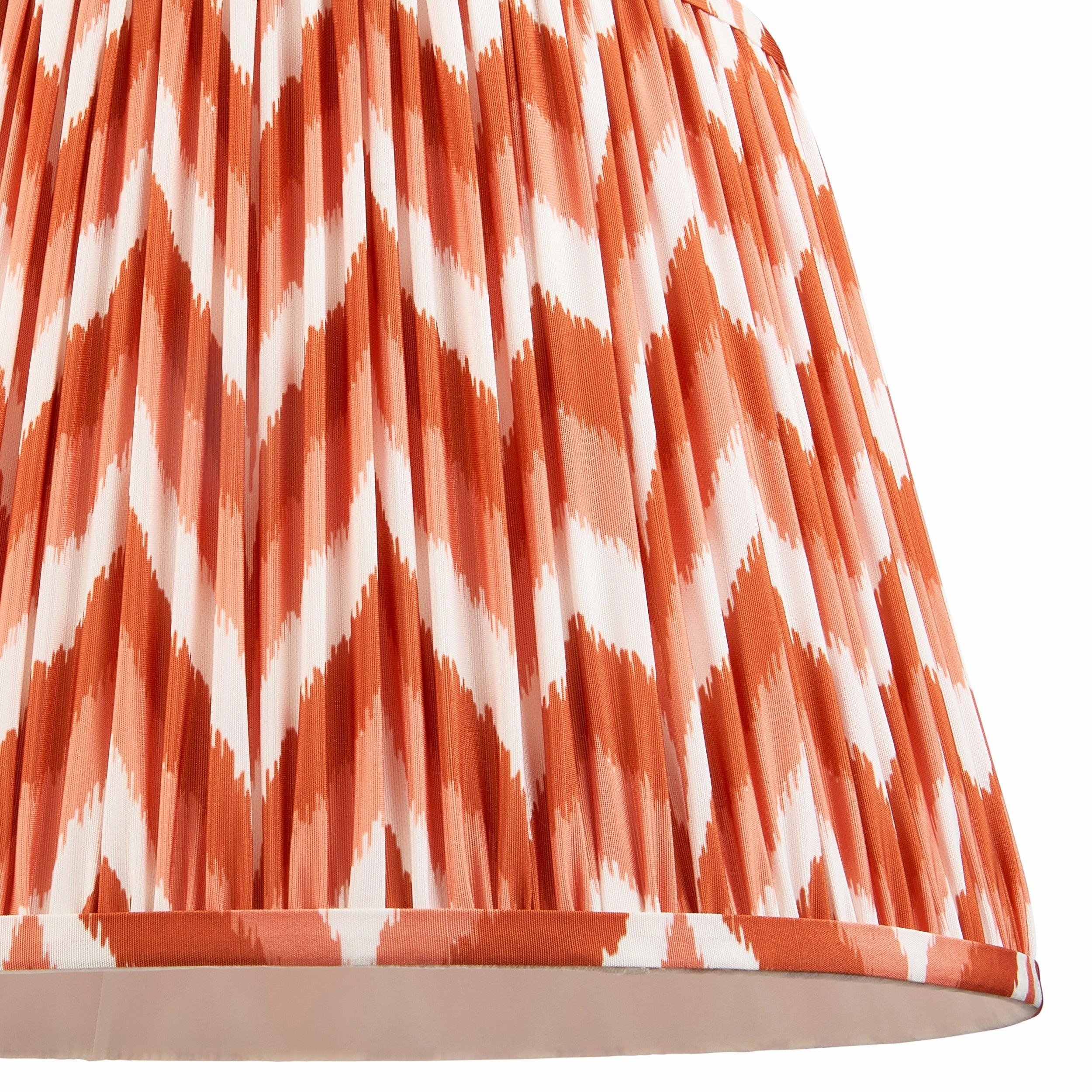 Zigzag 40cm Apricot Lamp Shade