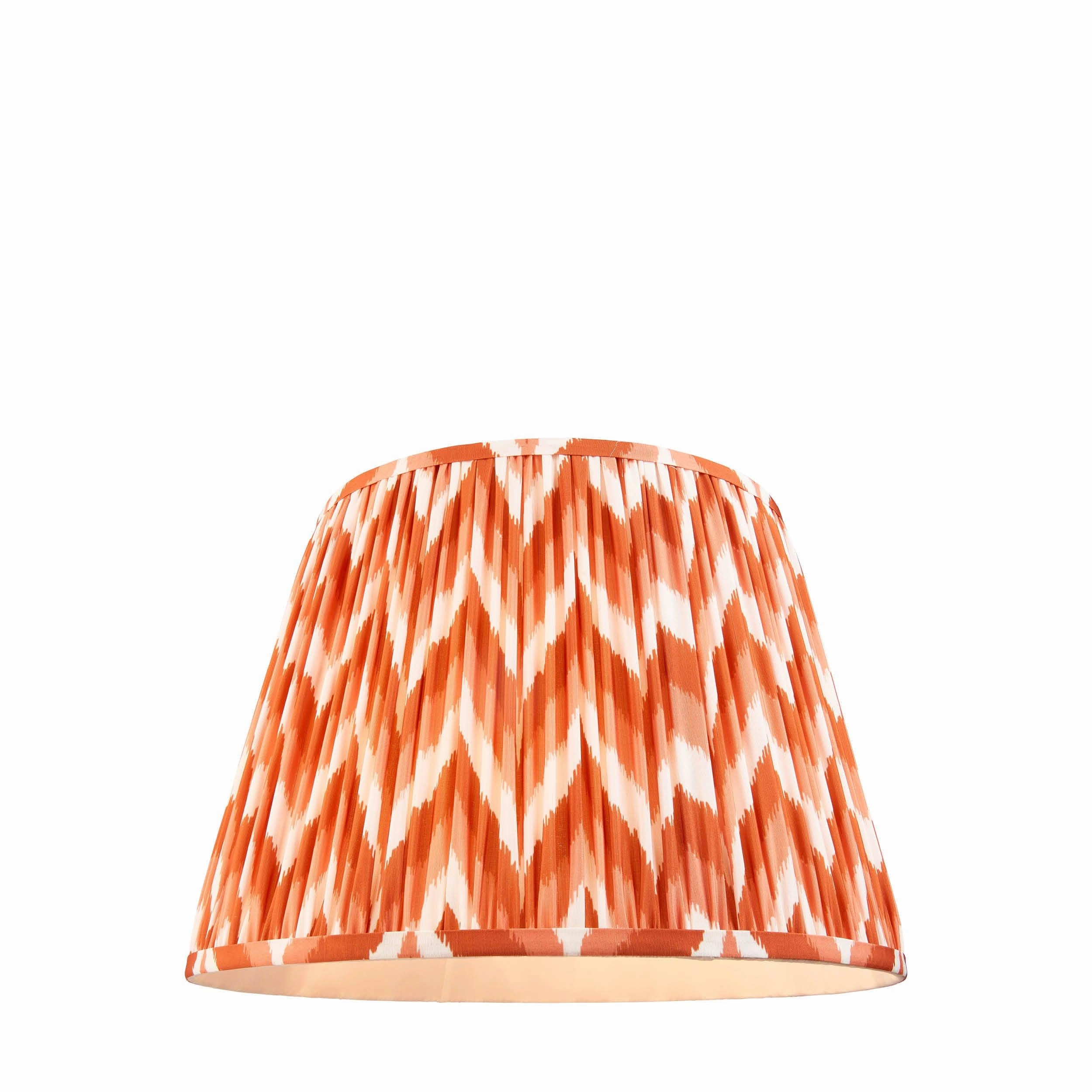Zigzag 40cm Apricot Lamp Shade