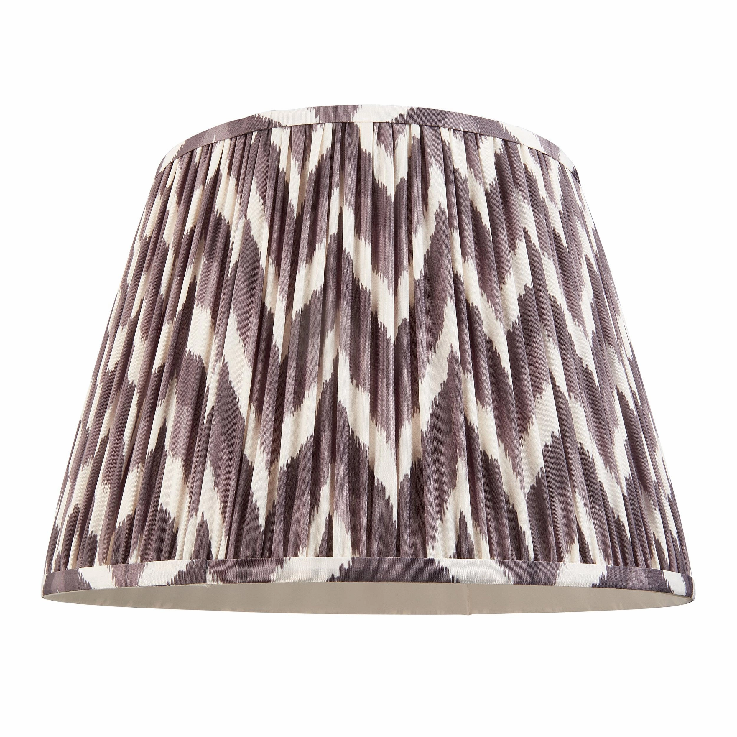Zigzag 40cm Grey Lamp Shade decorative indoor light